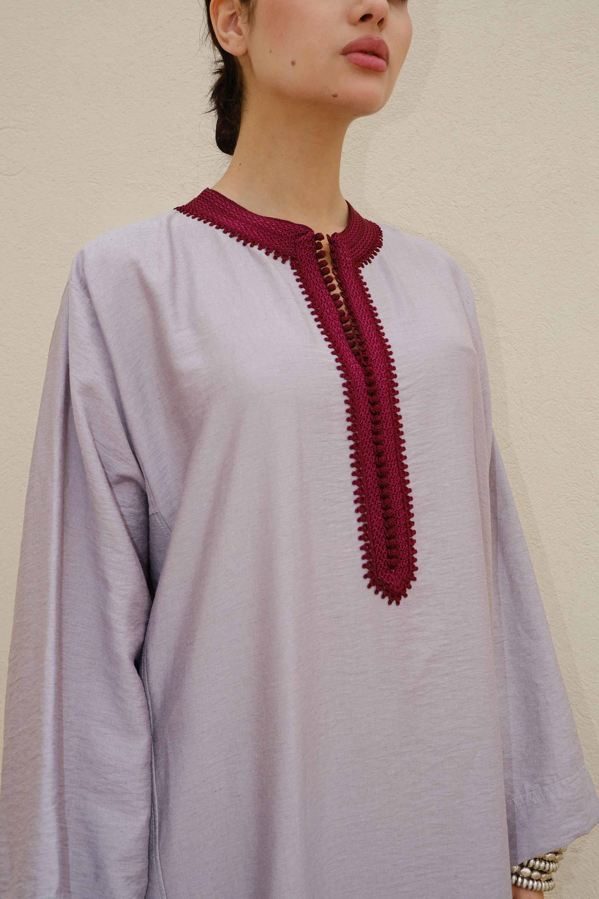 SAMIHA LINEN KAFTAN