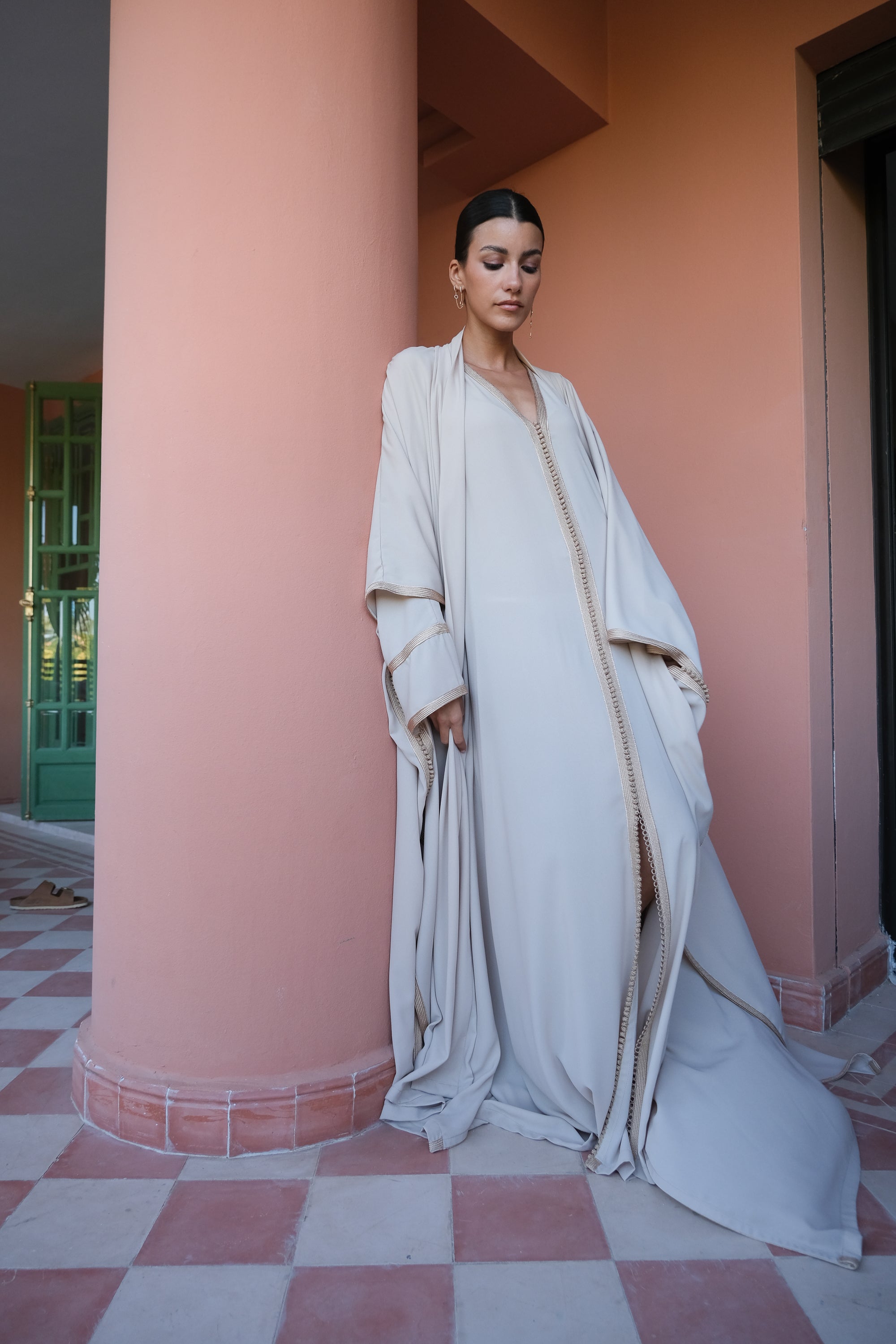 YARA Kimono Layered Two-Piece Kaftan