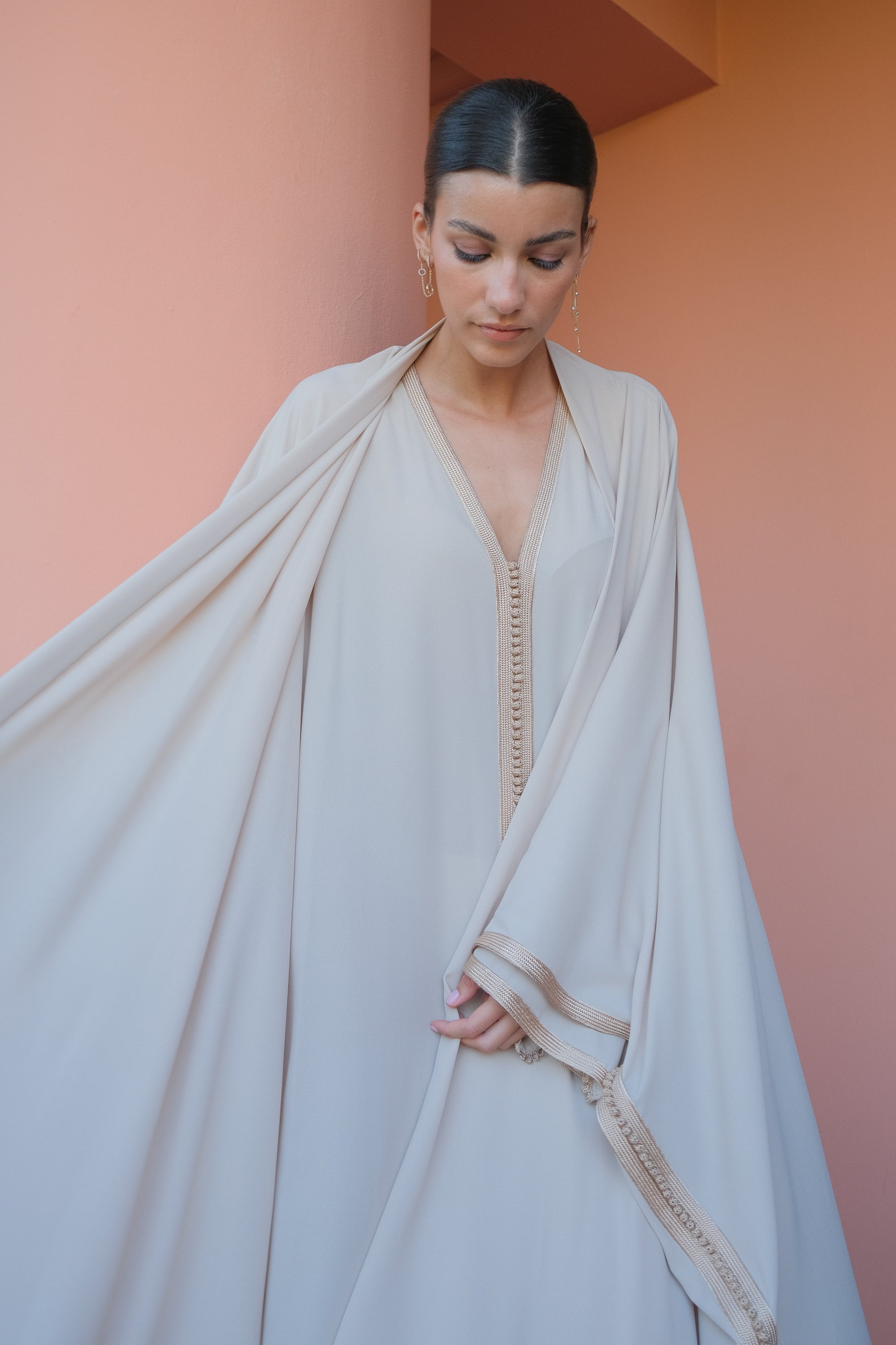 YARA Kimono Layered Two-Piece Kaftan