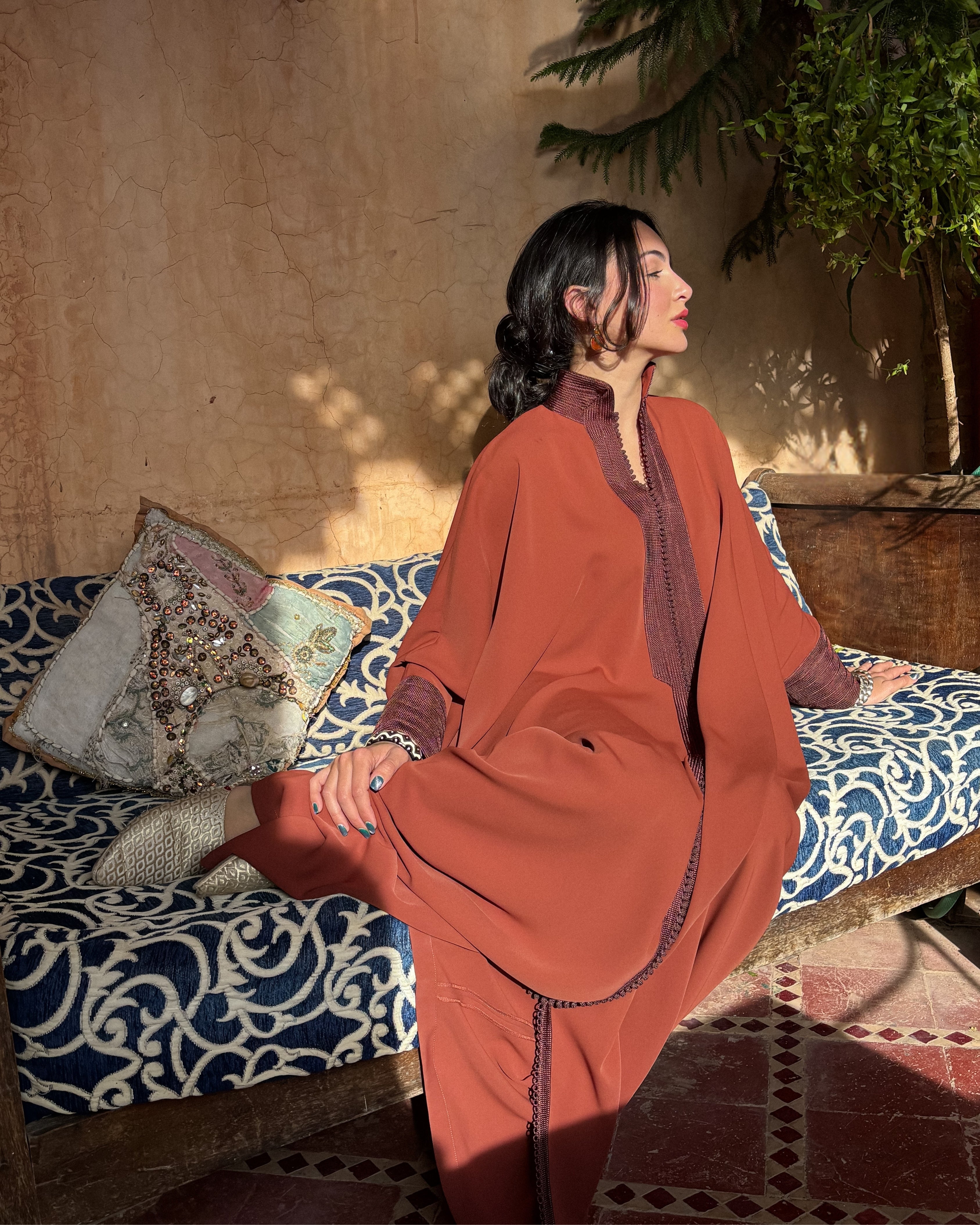 DALYA OVERSIZED CREPE KAFTAN