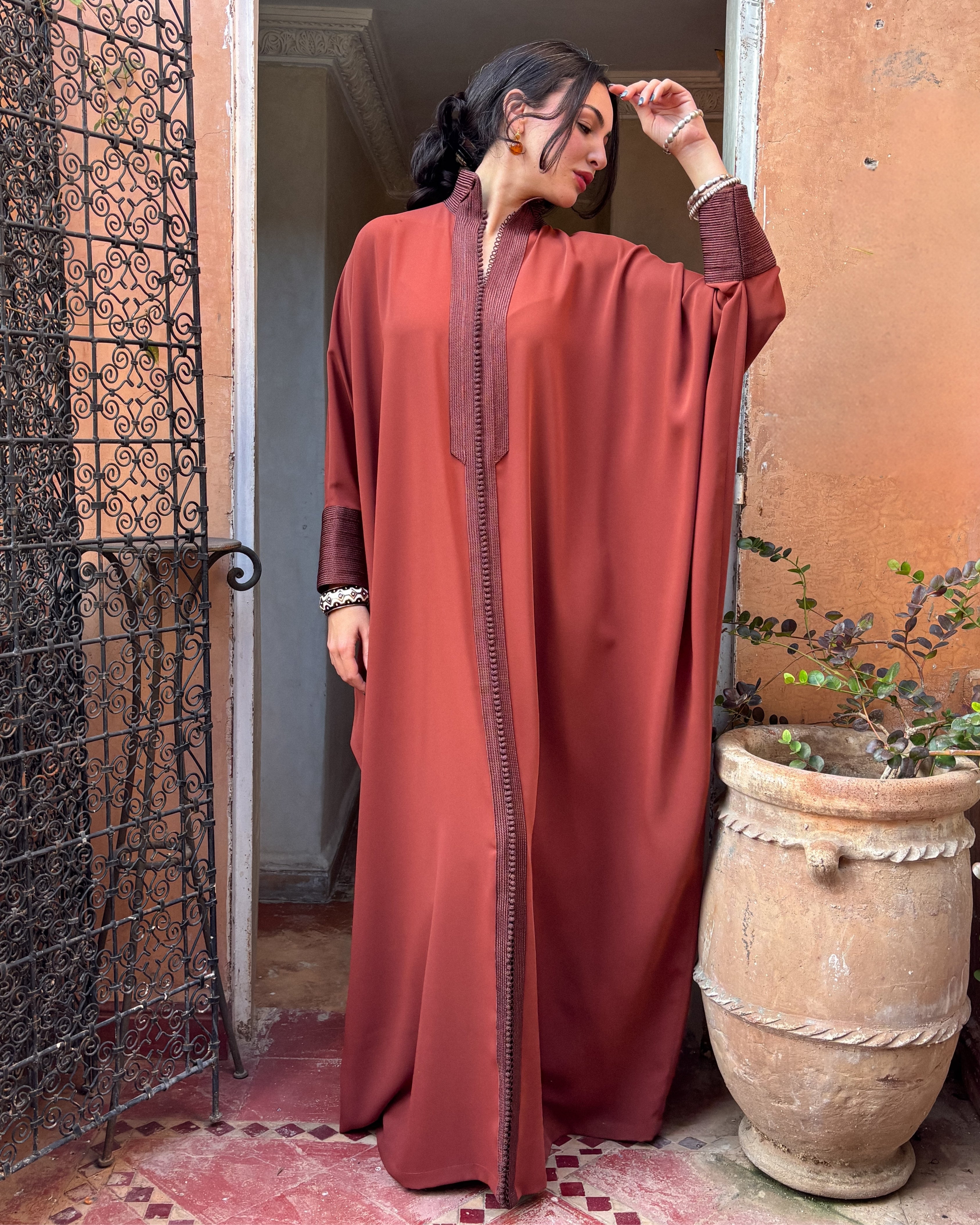 DALYA OVERSIZED CREPE KAFTAN