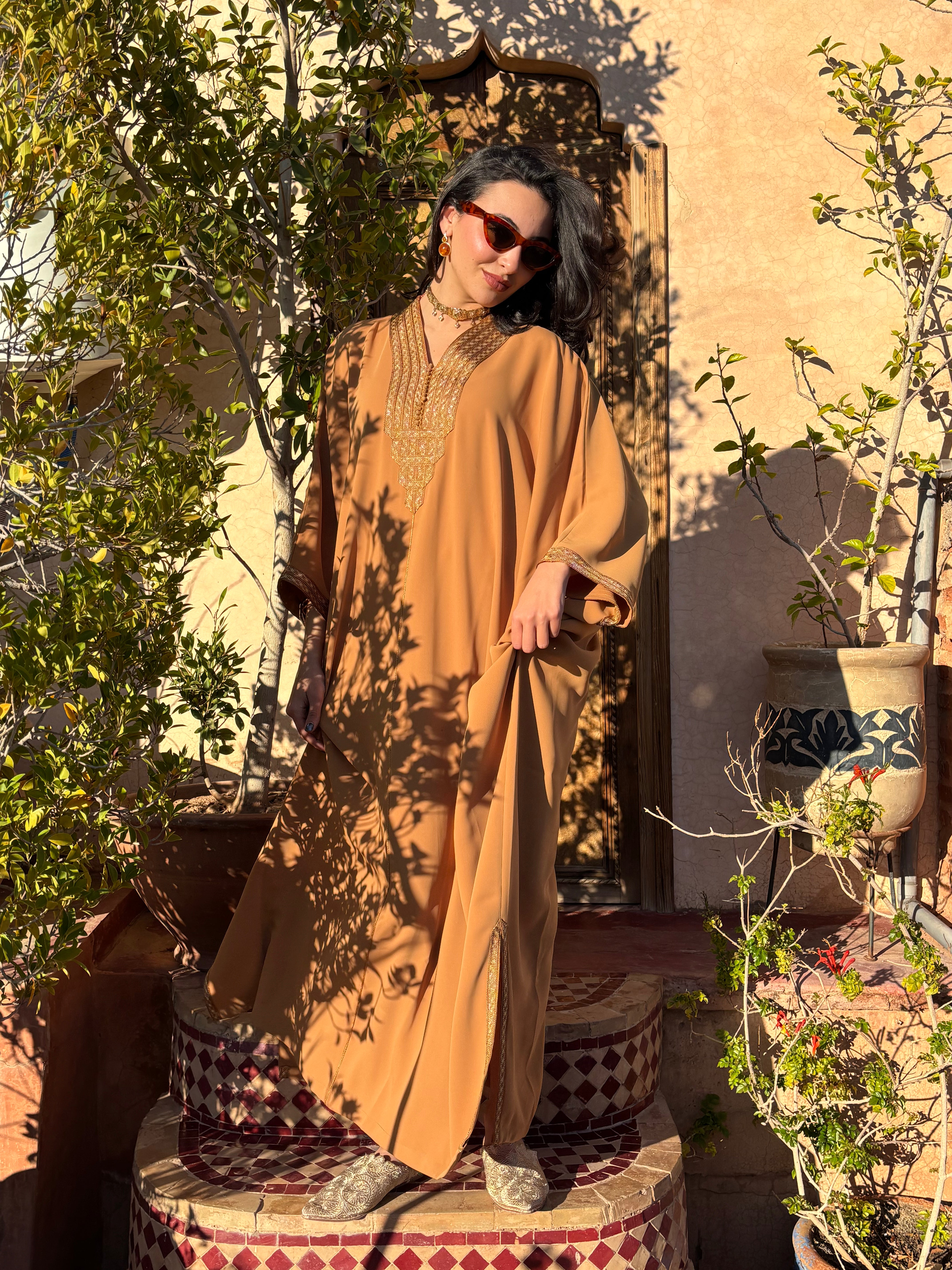 AYLANA OVERSIZED CREPE KAFTAN