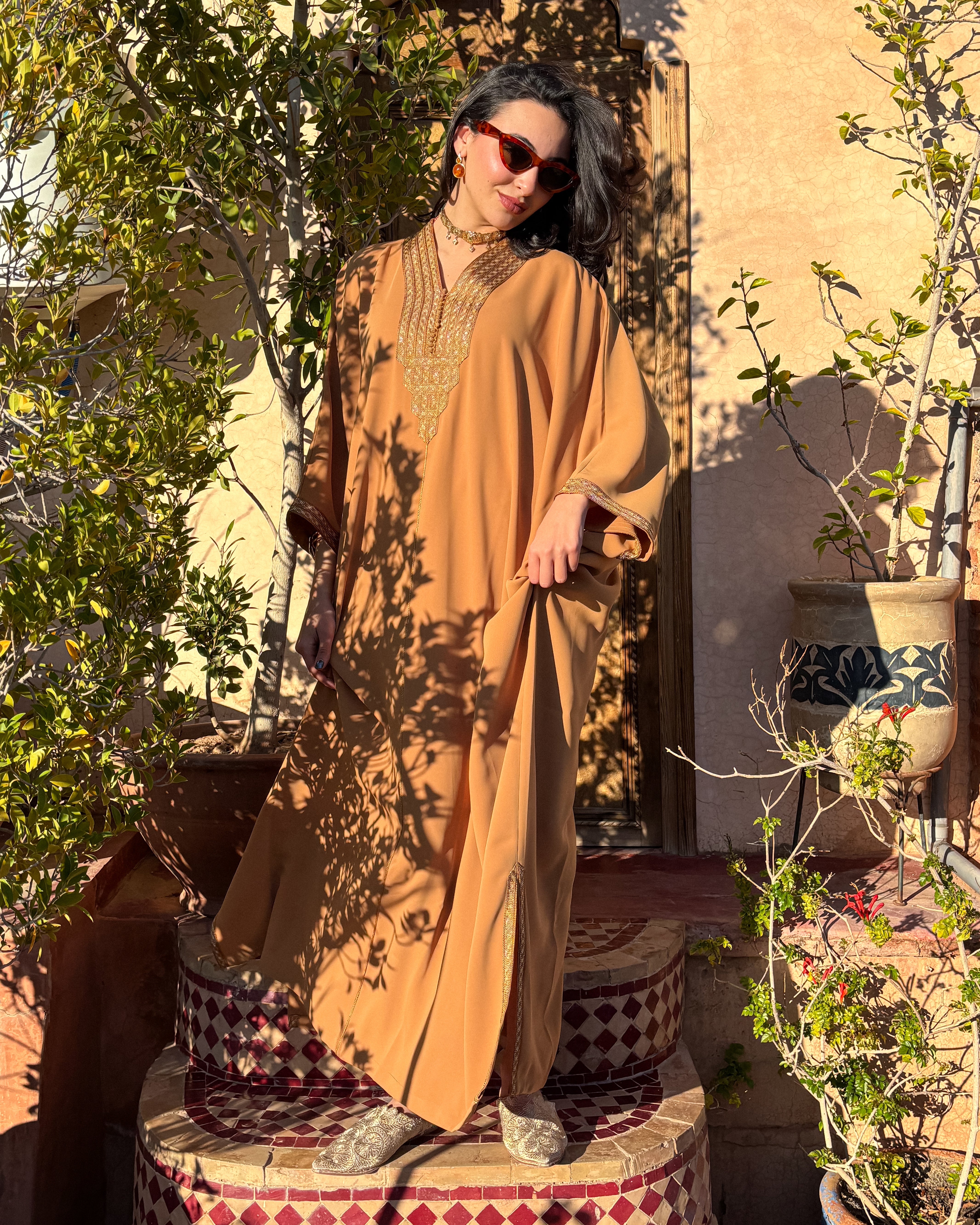AYLANA OVERSIZED CREPE KAFTAN