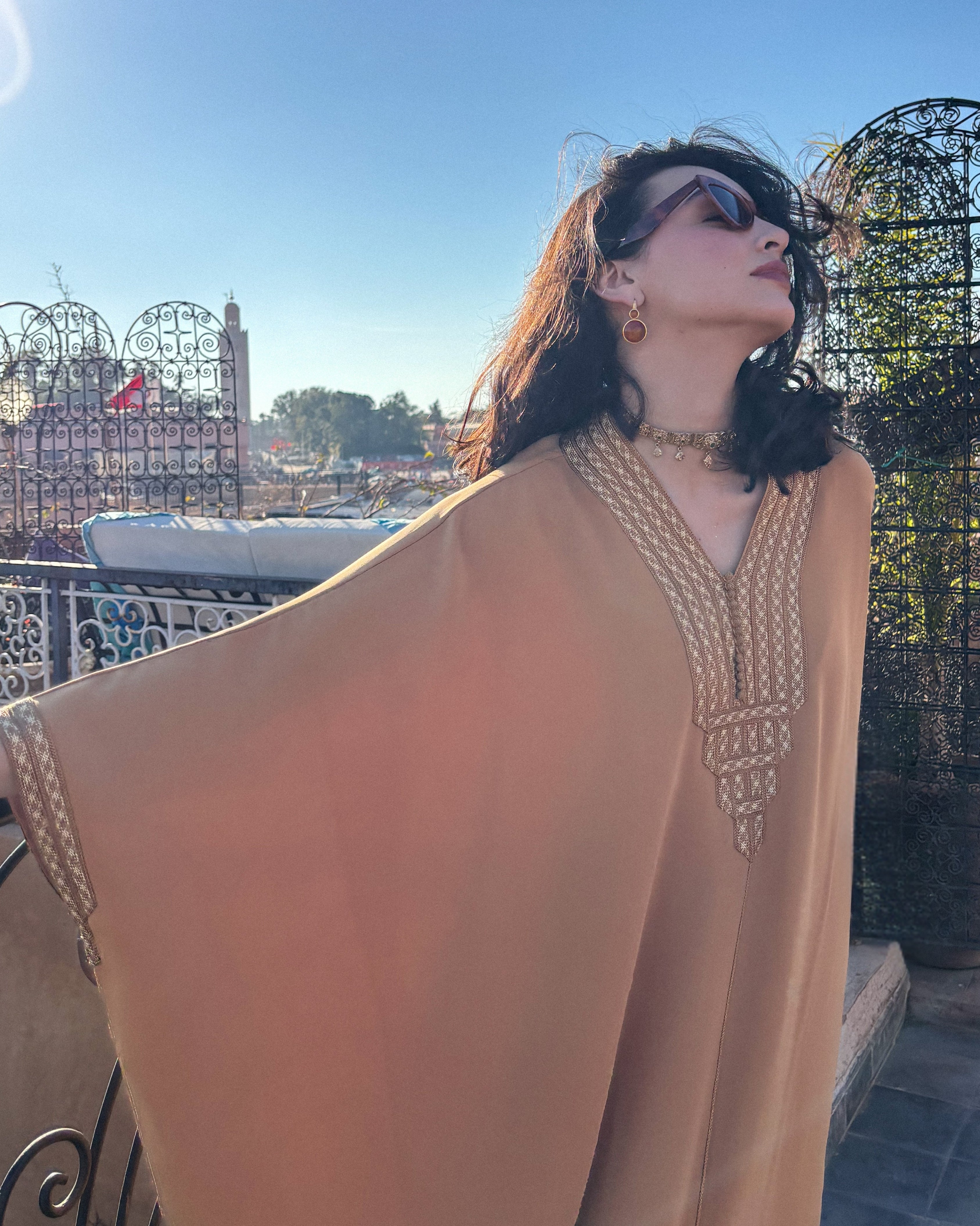 AYLANA OVERSIZED CREPE KAFTAN