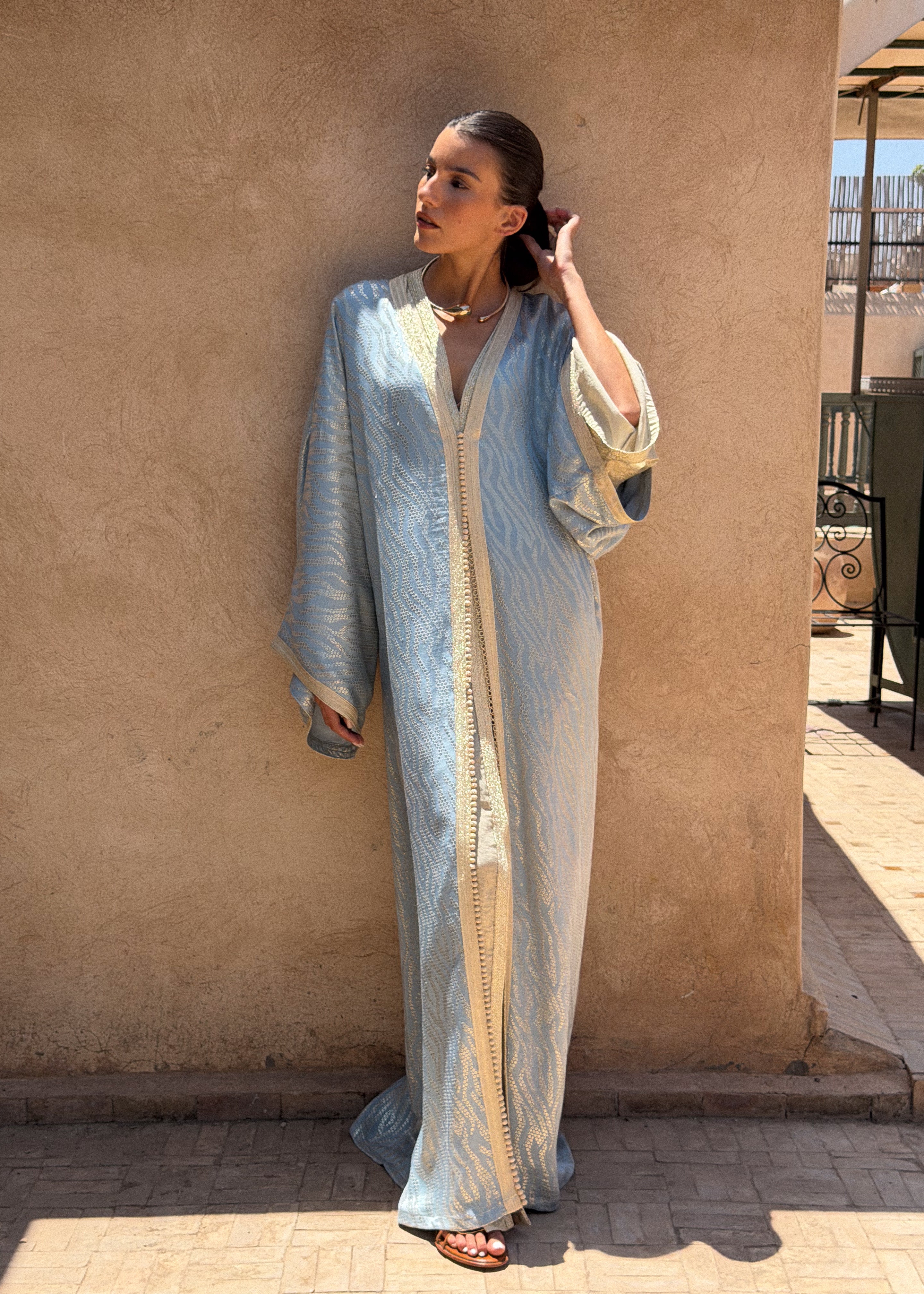 WIDED TWO-PIECE KAFTAN