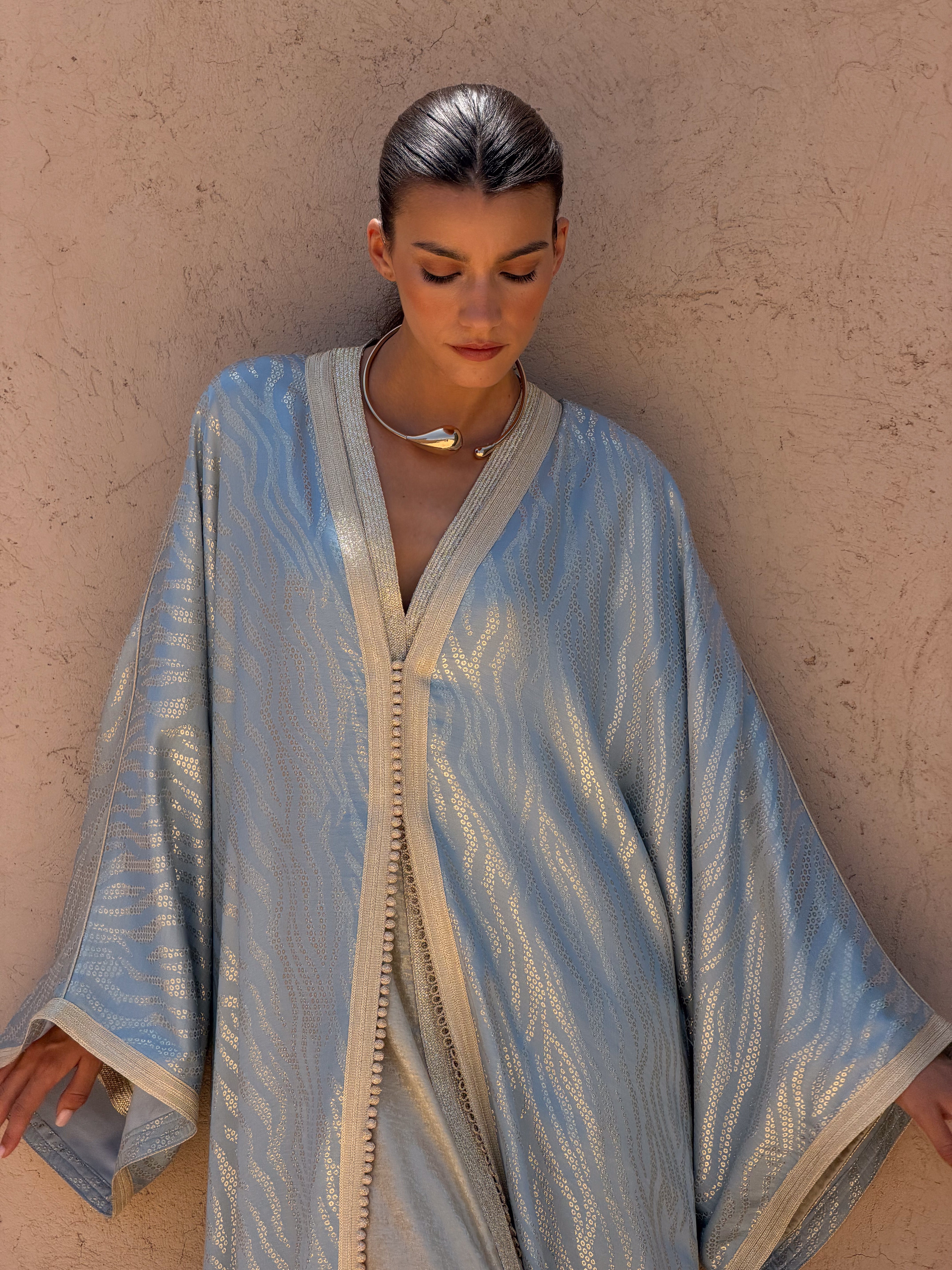 WIDED TWO-PIECE KAFTAN