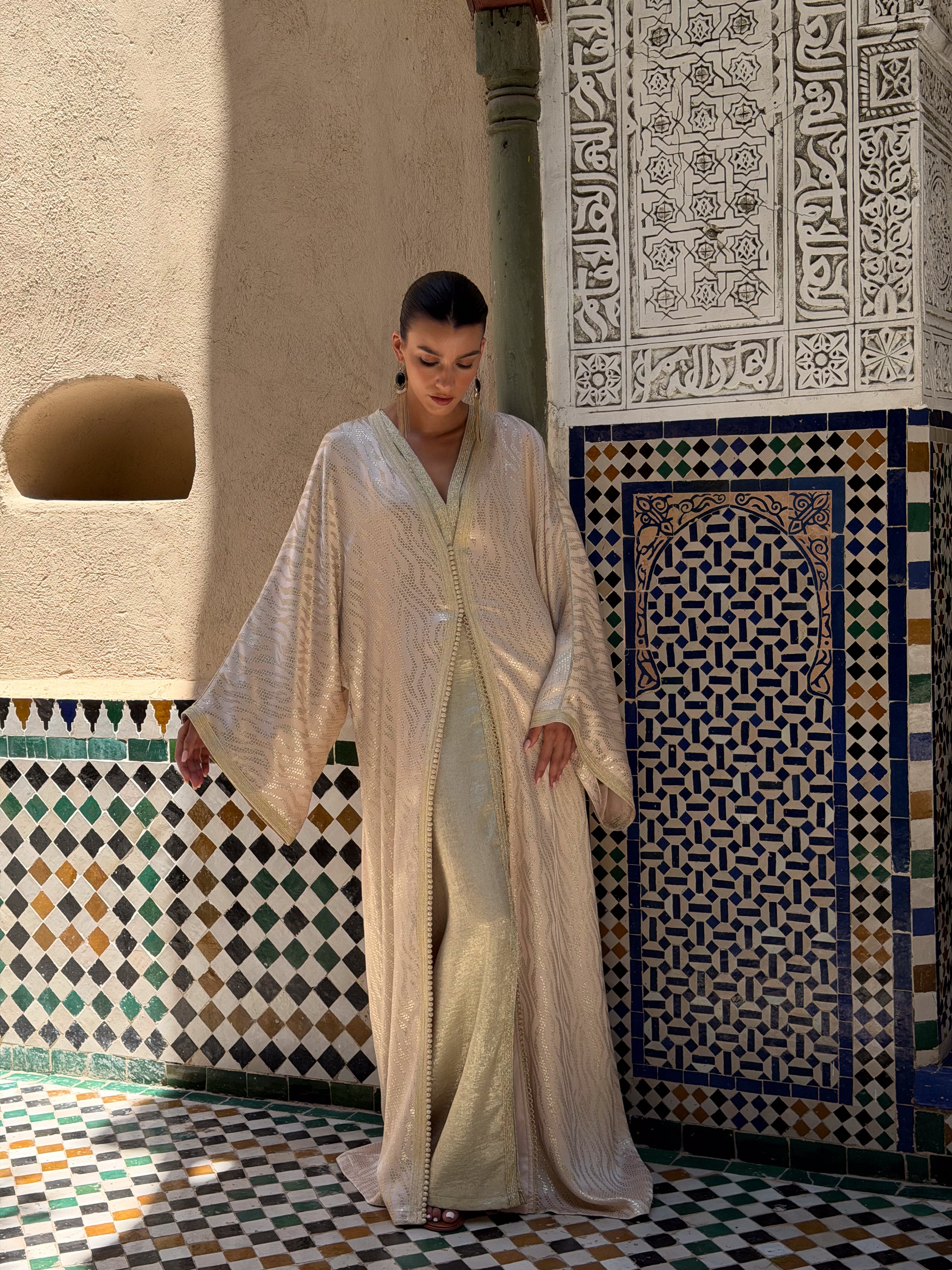 BADRIA TWO-PIECE KAFTAN