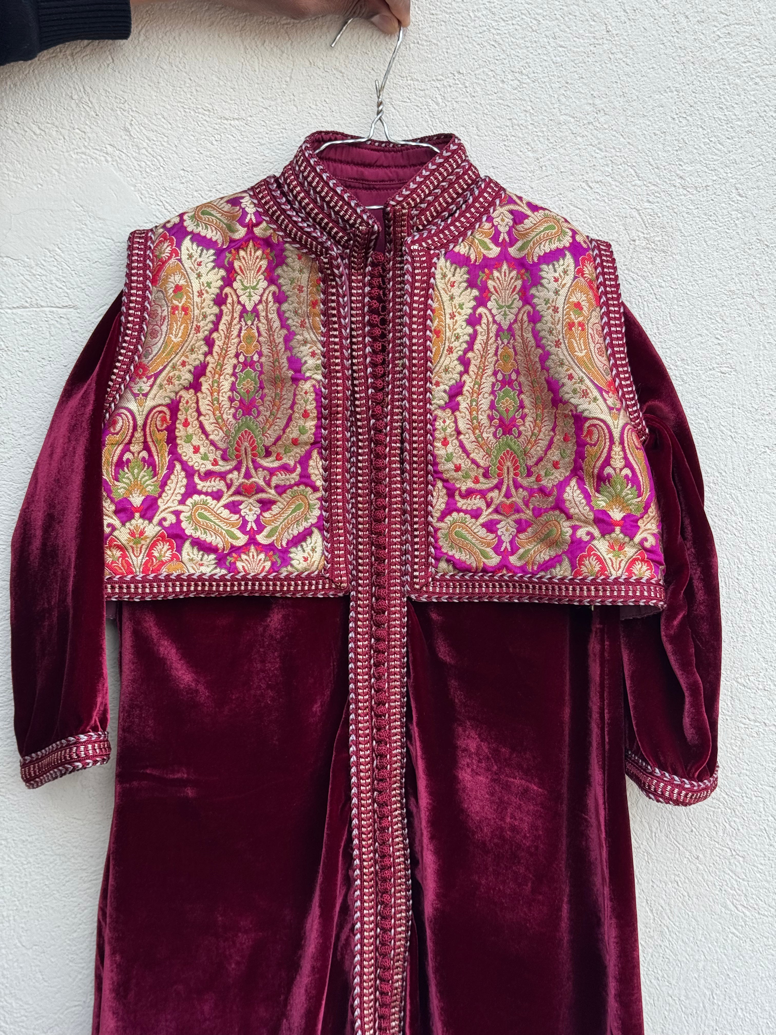 MAYA TWO-PIECE KAFTAN & GILET AGE 4-5