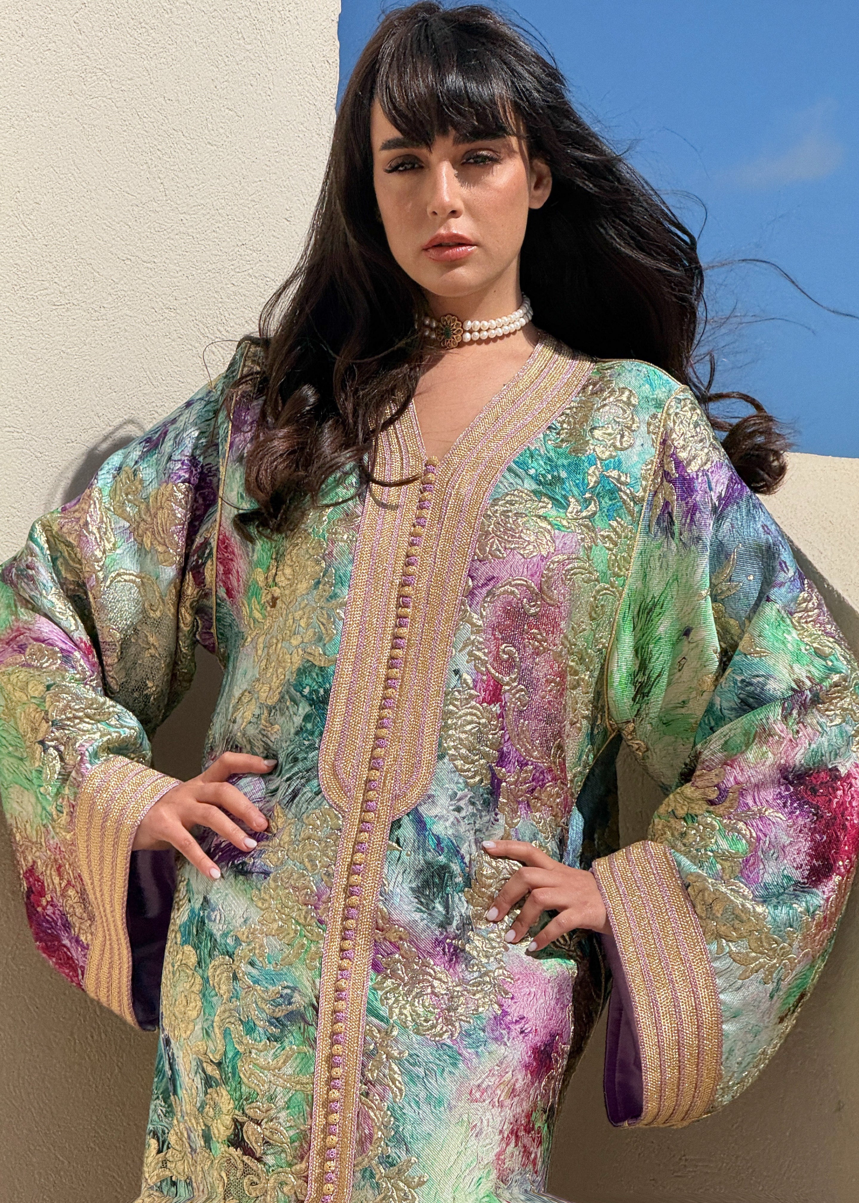 AZIZA SILK KAFTAN
