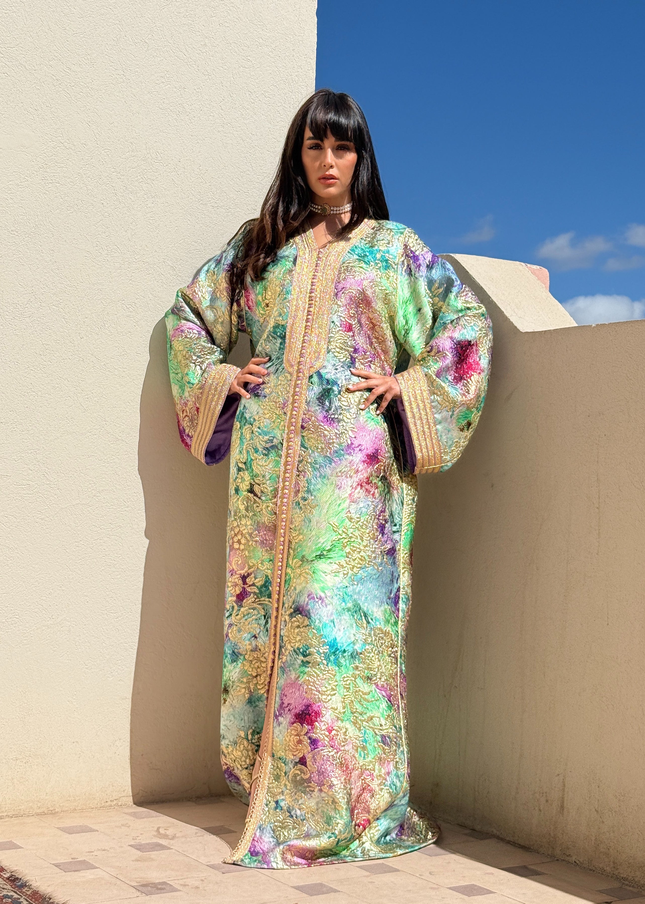 AZIZA SILK KAFTAN