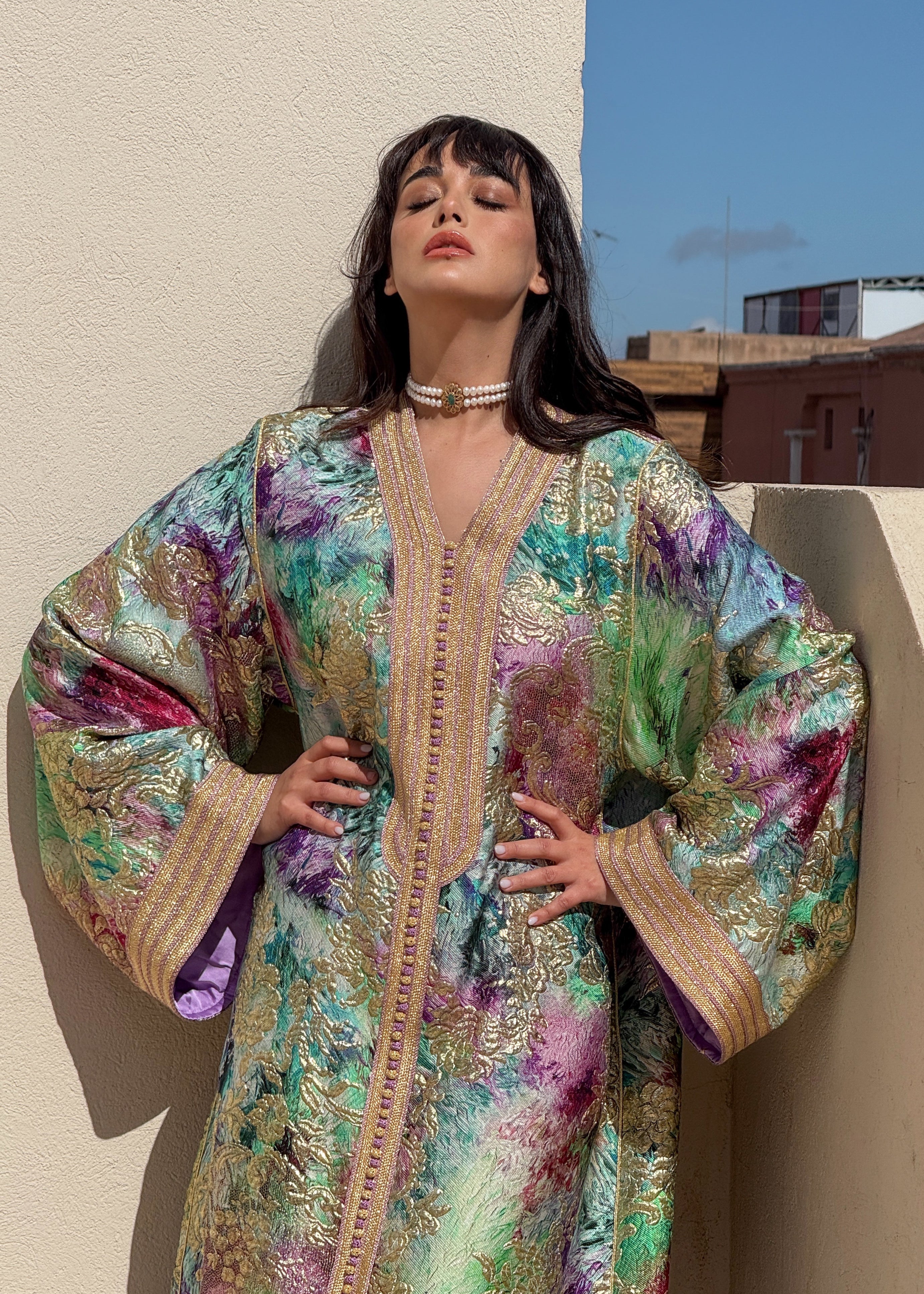 AZIZA SILK KAFTAN