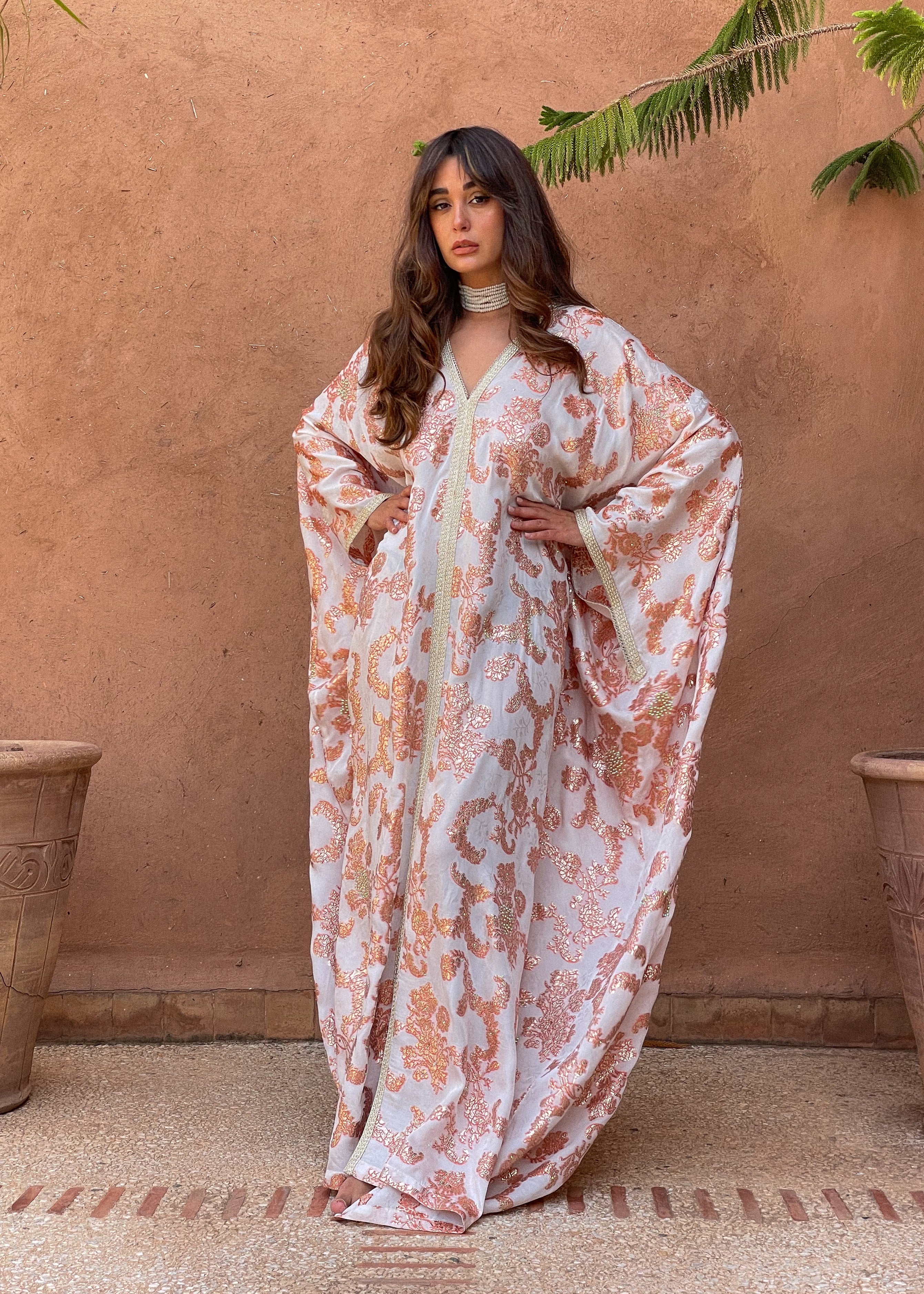 ADAMA SILK KAFTAN / UNIQUE PIECE