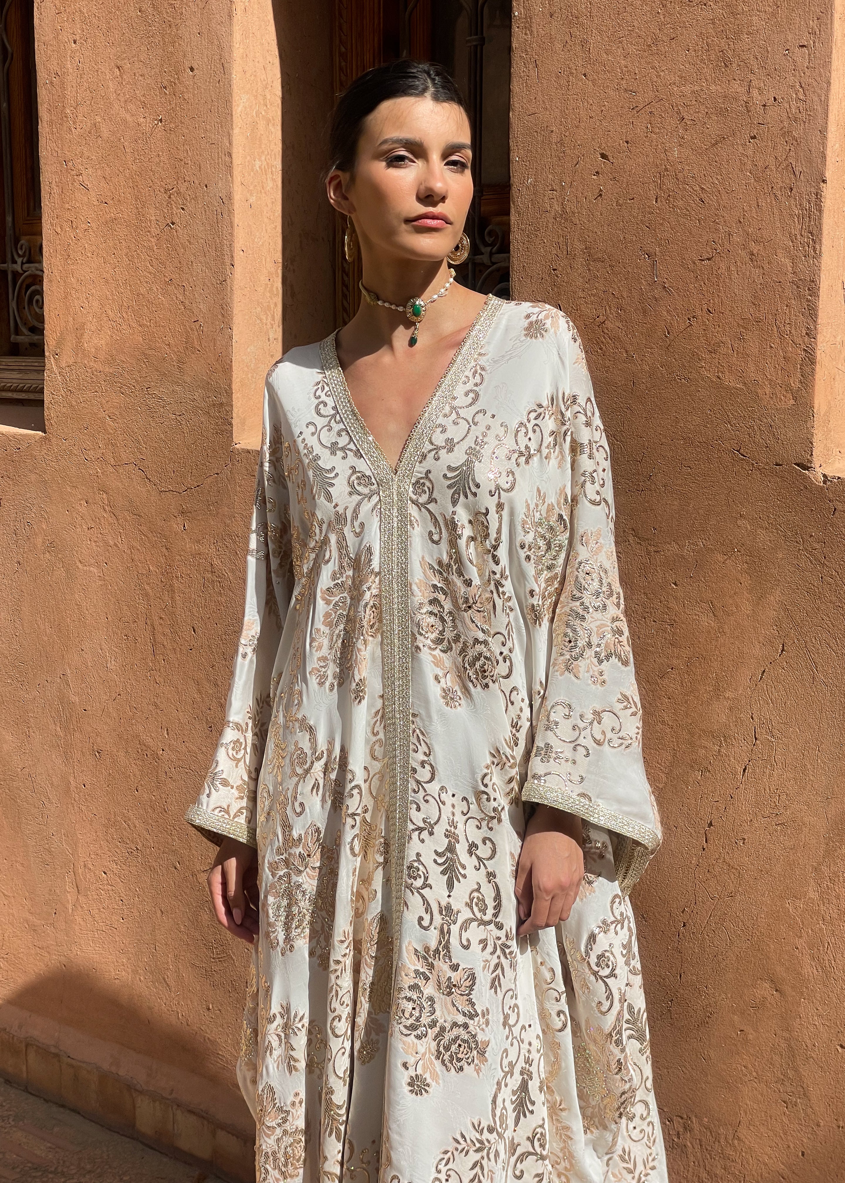 ADAMA SILK KAFTAN / UNIQUE PIECE