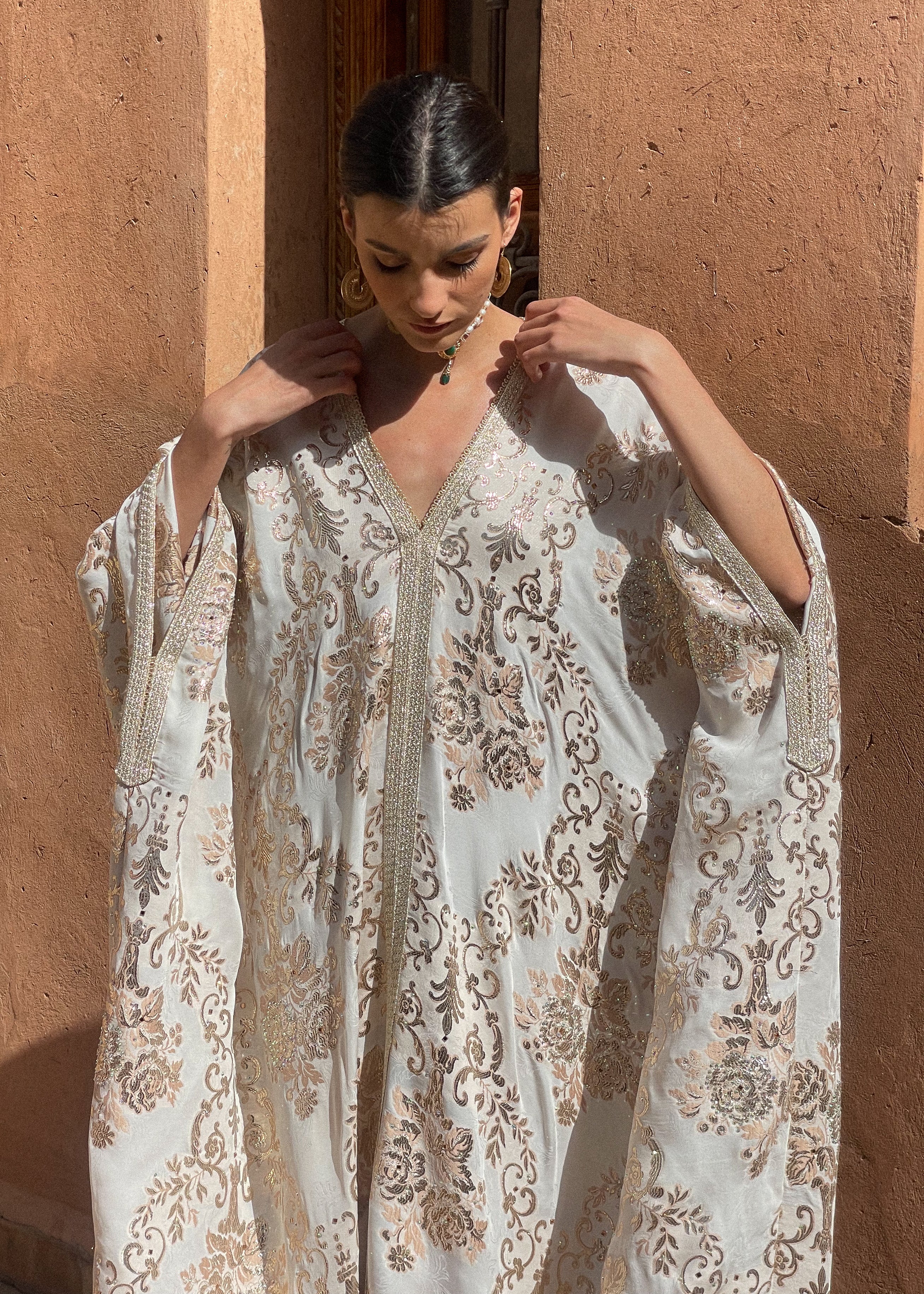 ADAMA SILK KAFTAN / UNIQUE PIECE