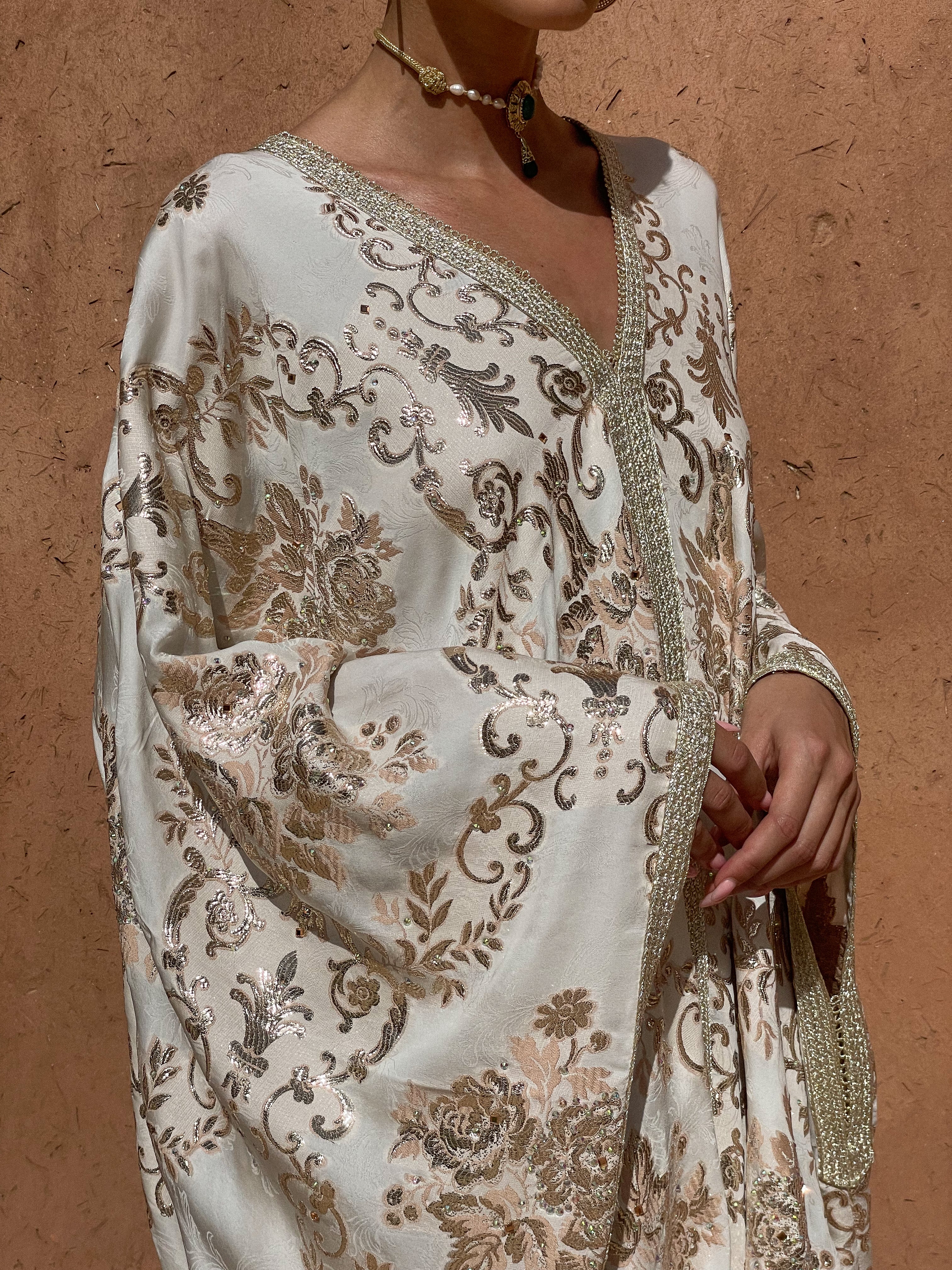 ADAMA SILK KAFTAN / UNIQUE PIECE