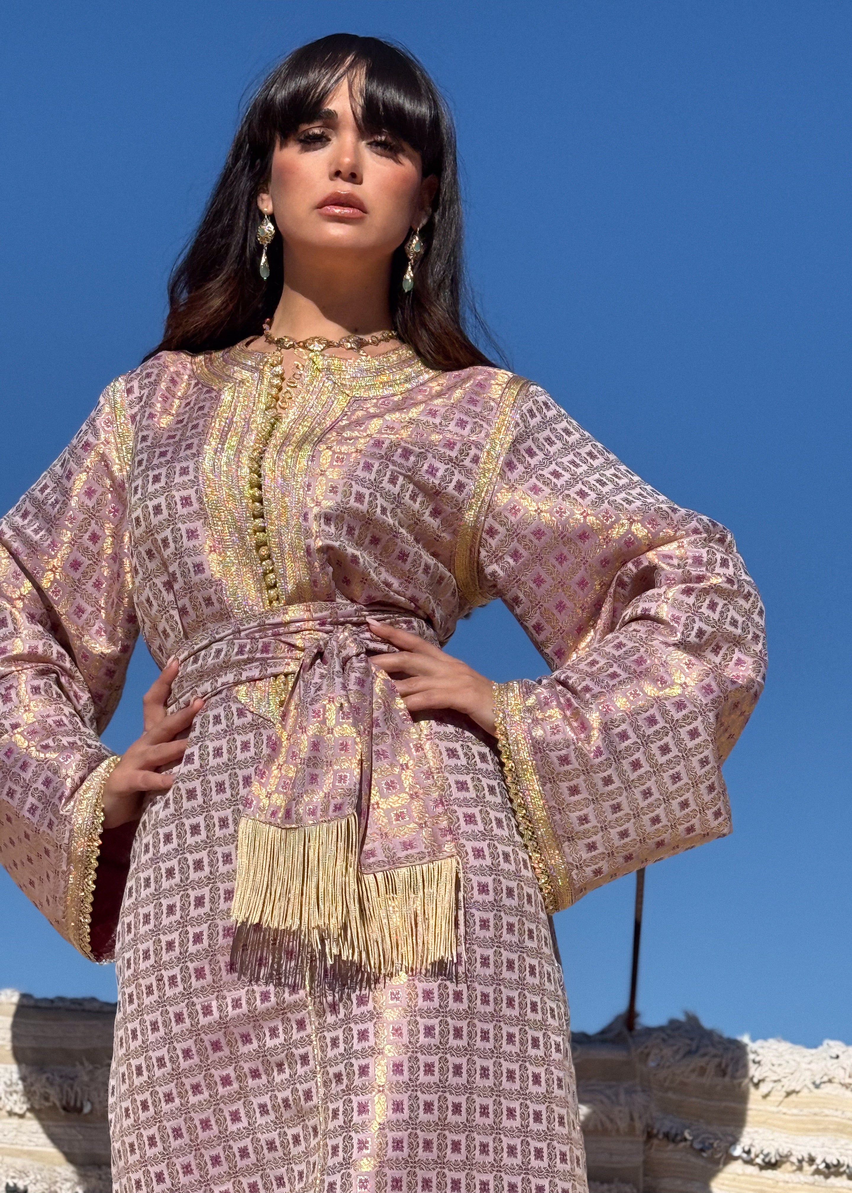 FATMA SILK BROCADE KAFTAN