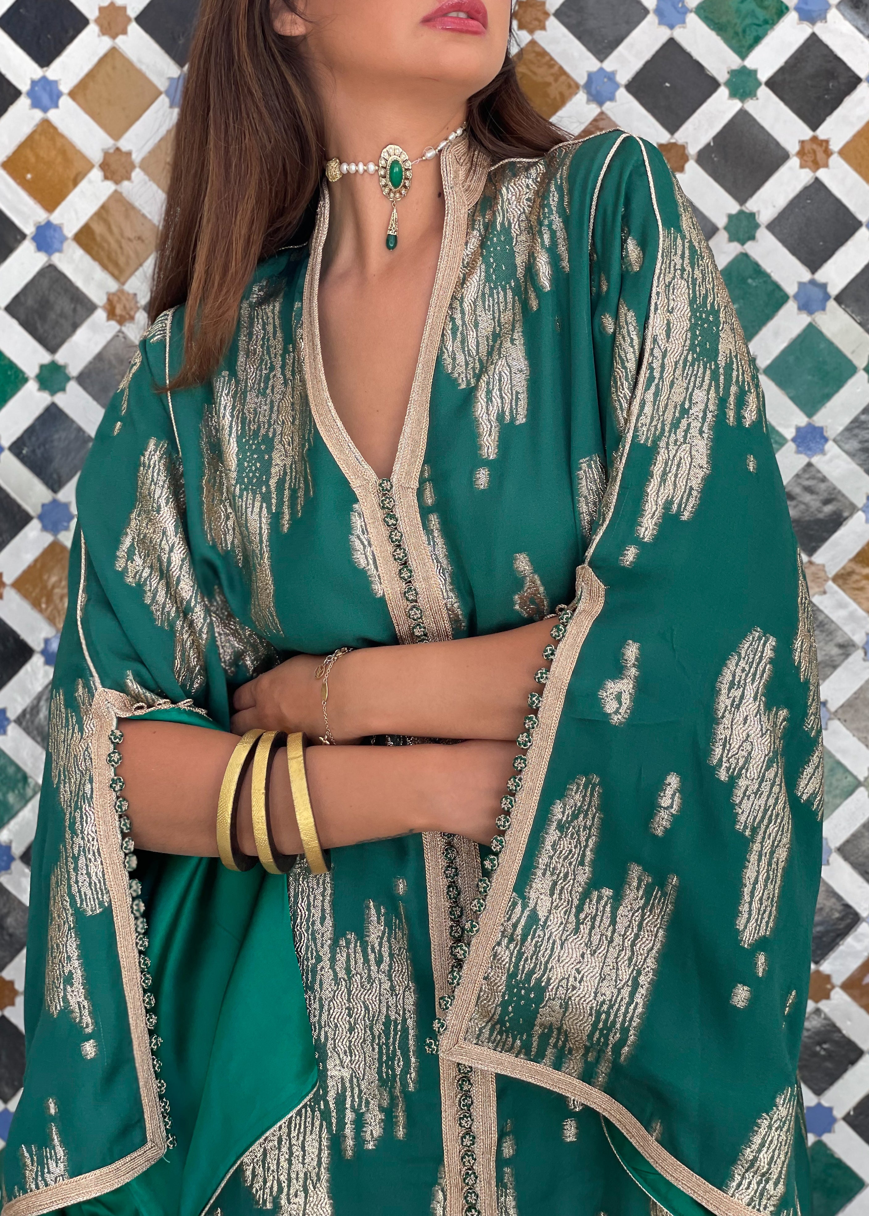 HOUSNIA SILK KAFTAN