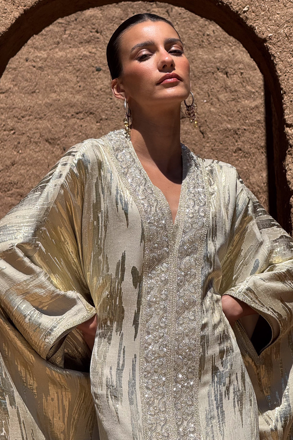 SANNA TWO-PIECE OVERSIZED KAFTAN