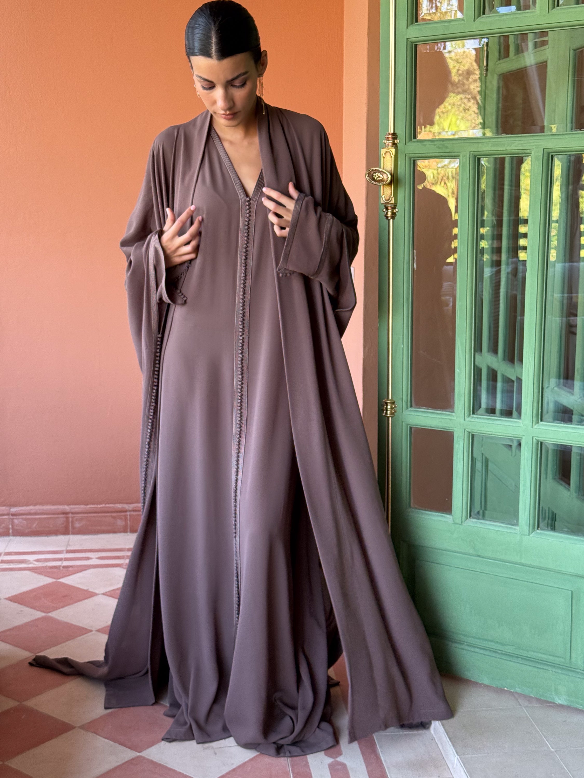 YARA Kimono Layered Two-Piece Kaftan