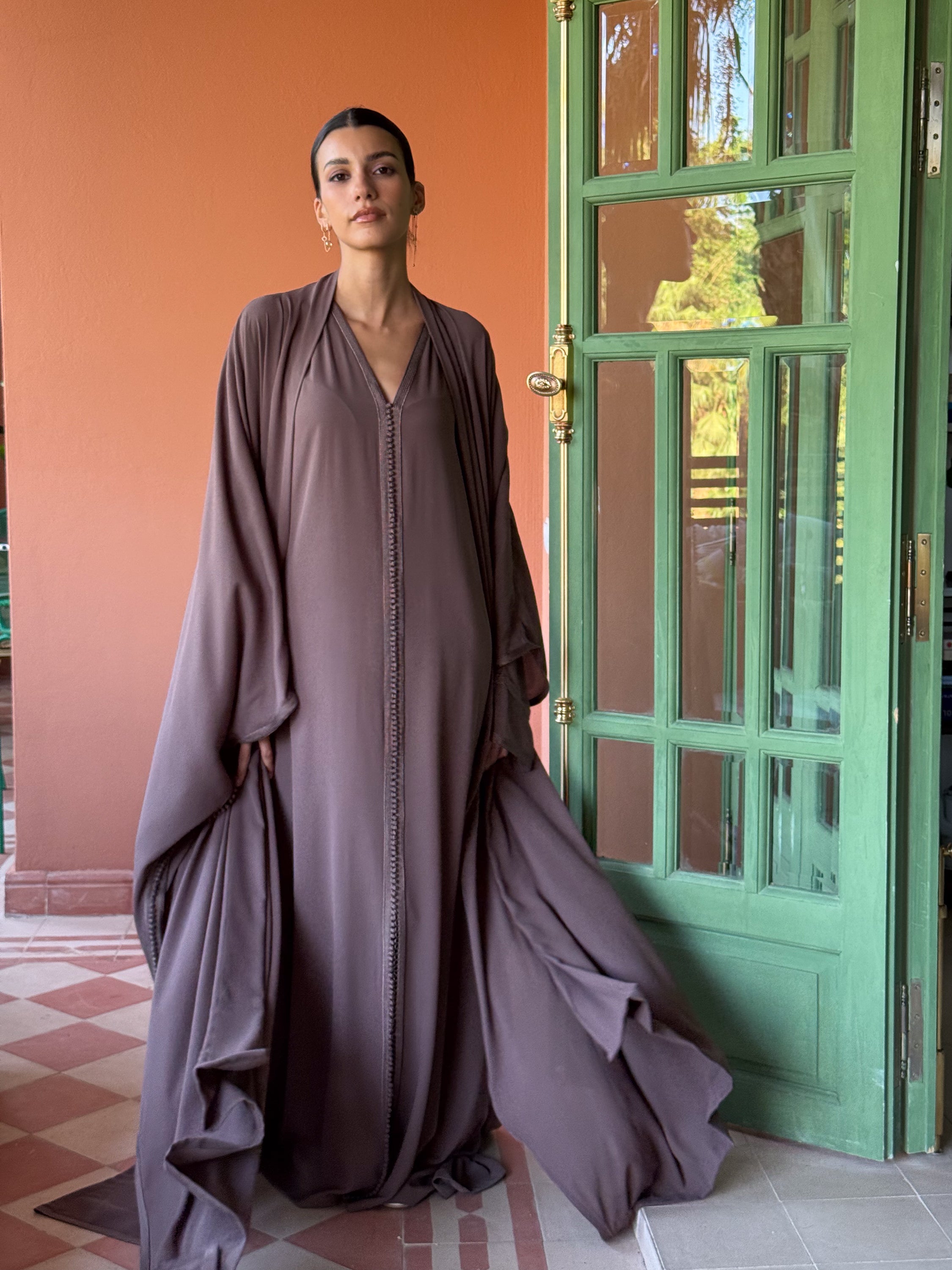 YARA Kimono Layered Two-Piece Kaftan