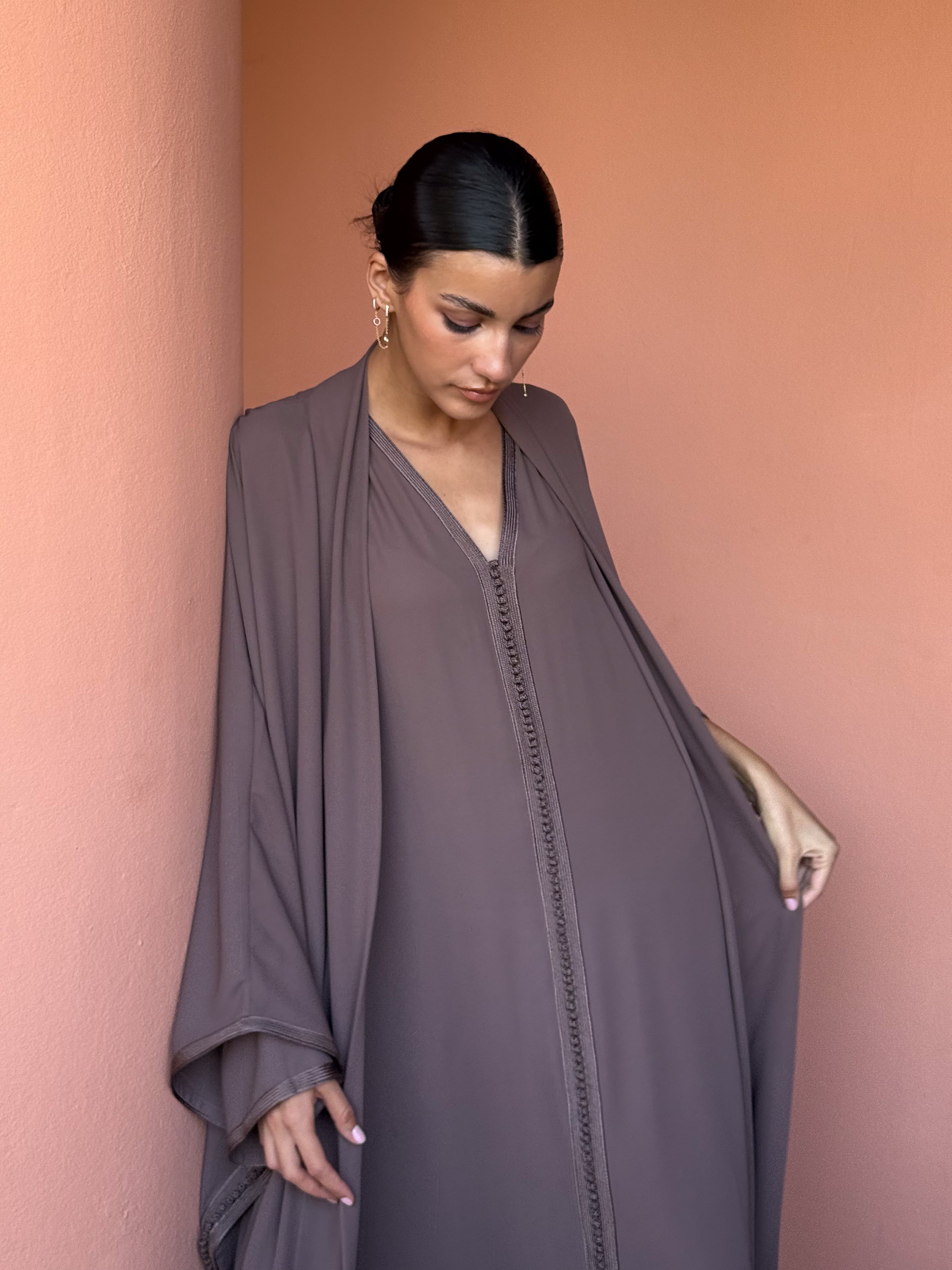 YARA Kimono Layered Two-Piece Kaftan