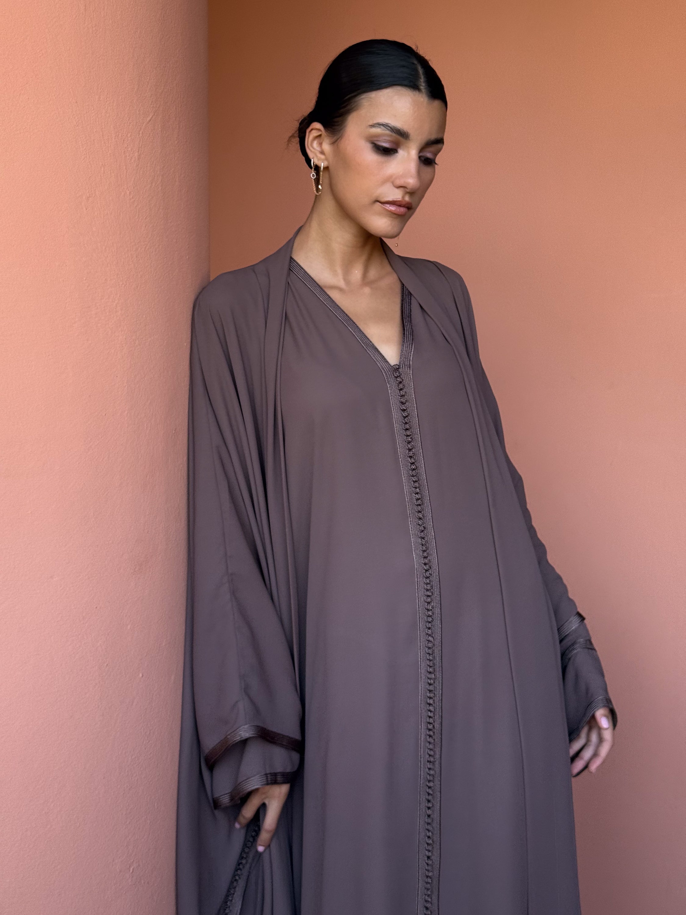 YARA Kimono Layered Two-Piece Kaftan