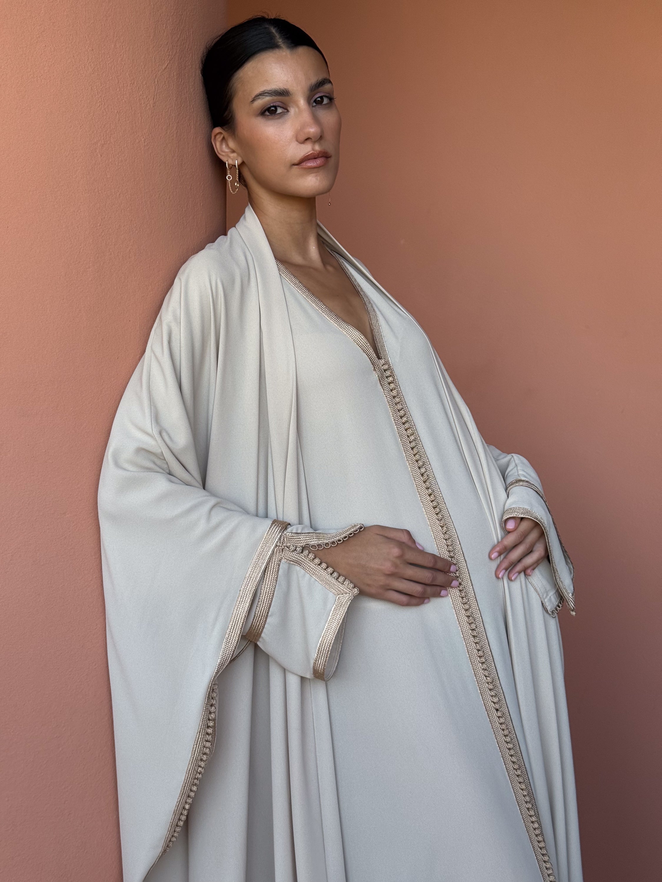 YARA Kimono Layered Two-Piece Kaftan