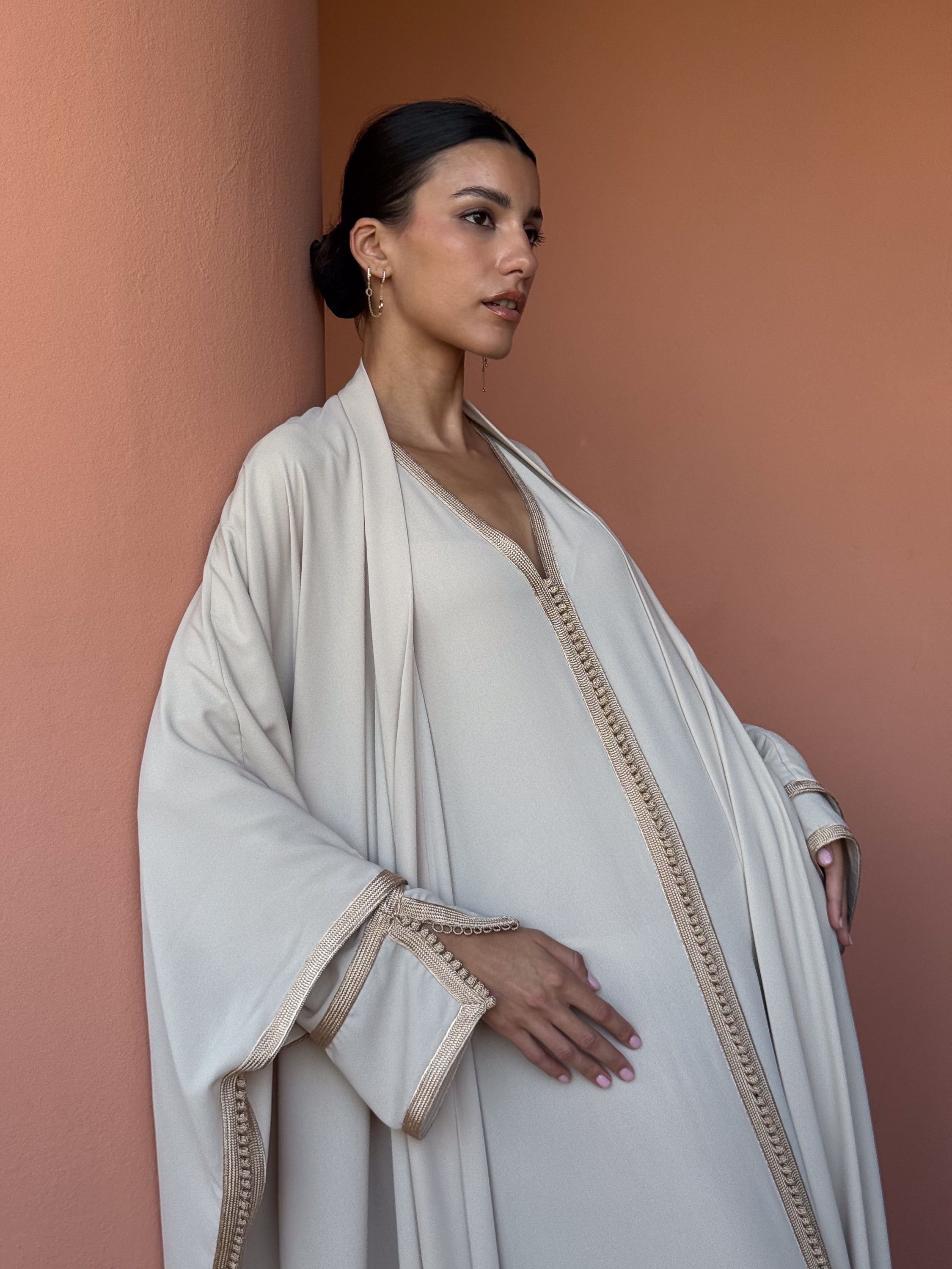 YARA Kimono Layered Two-Piece Kaftan