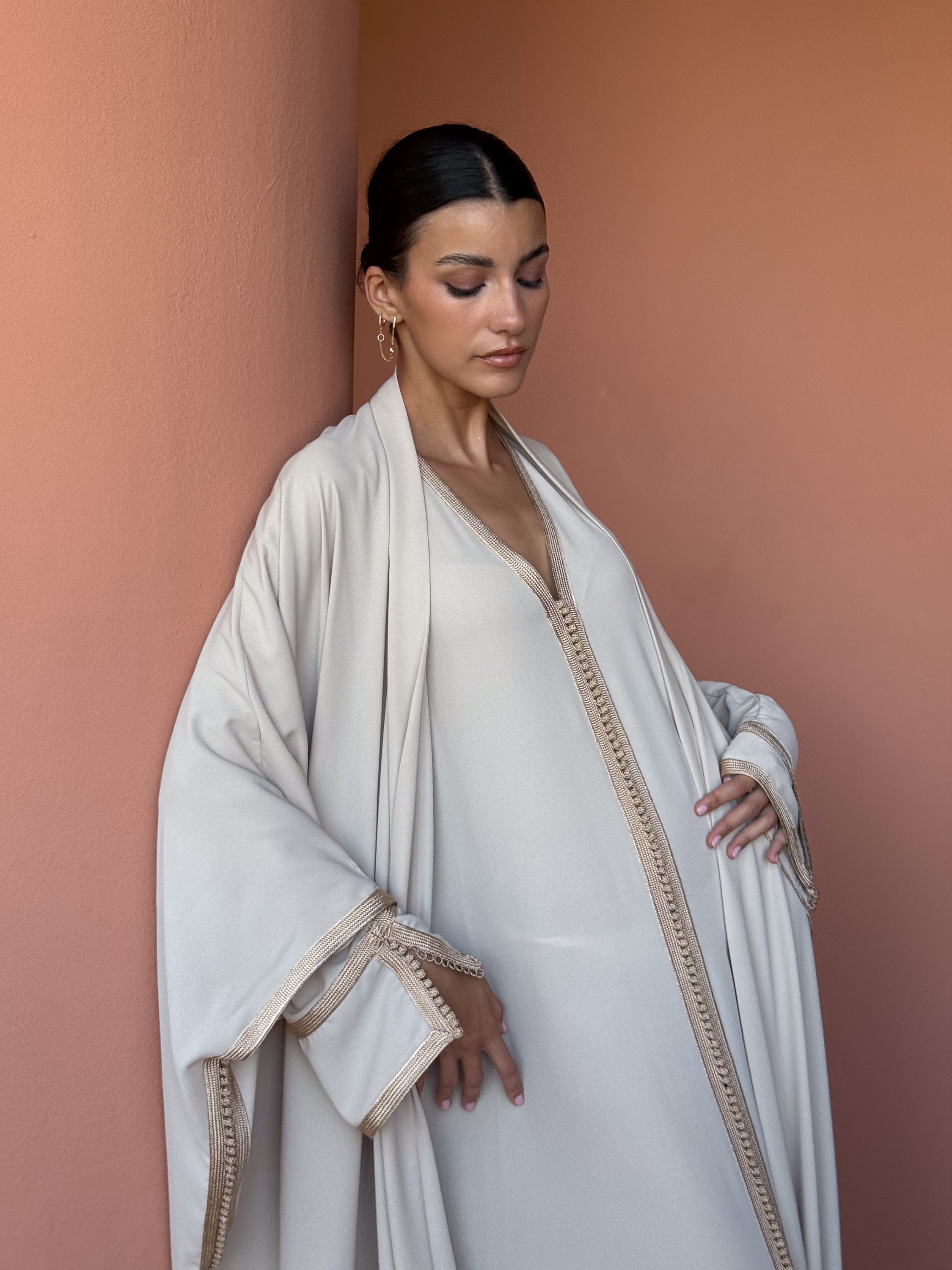 YARA Kimono Layered Two-Piece Kaftan