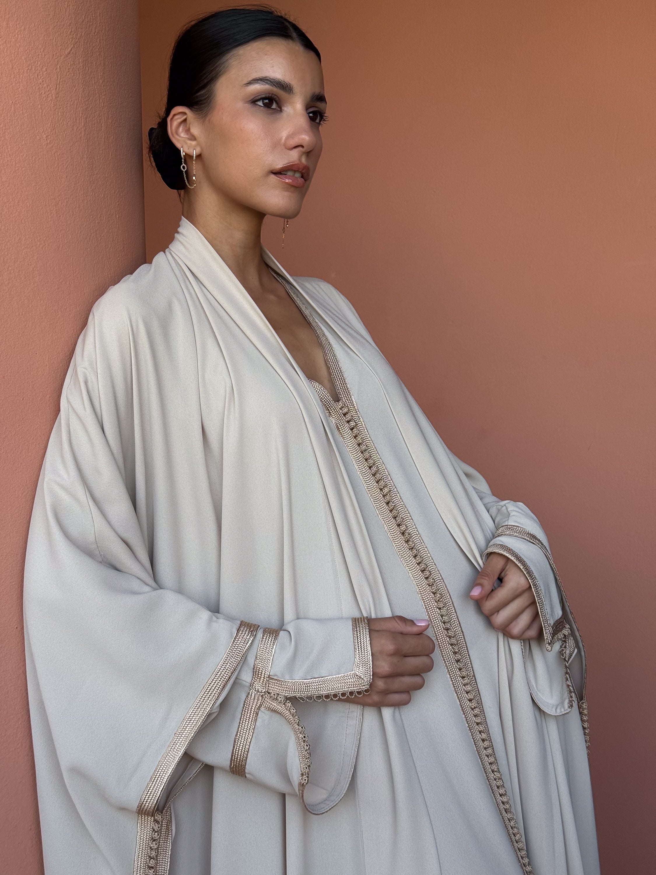YARA Kimono Layered Two-Piece Kaftan