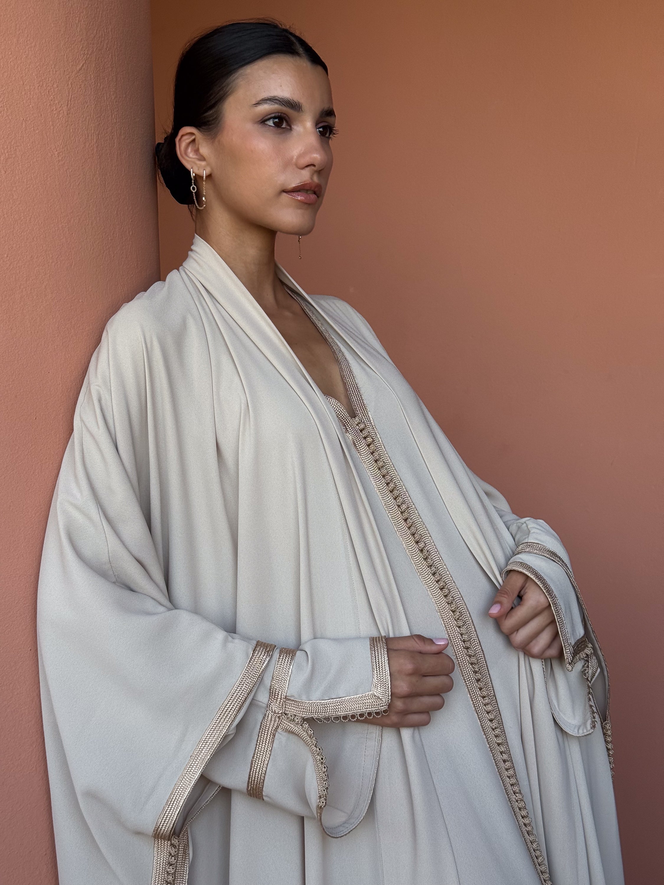 YARA Kimono Layered Two-Piece Kaftan