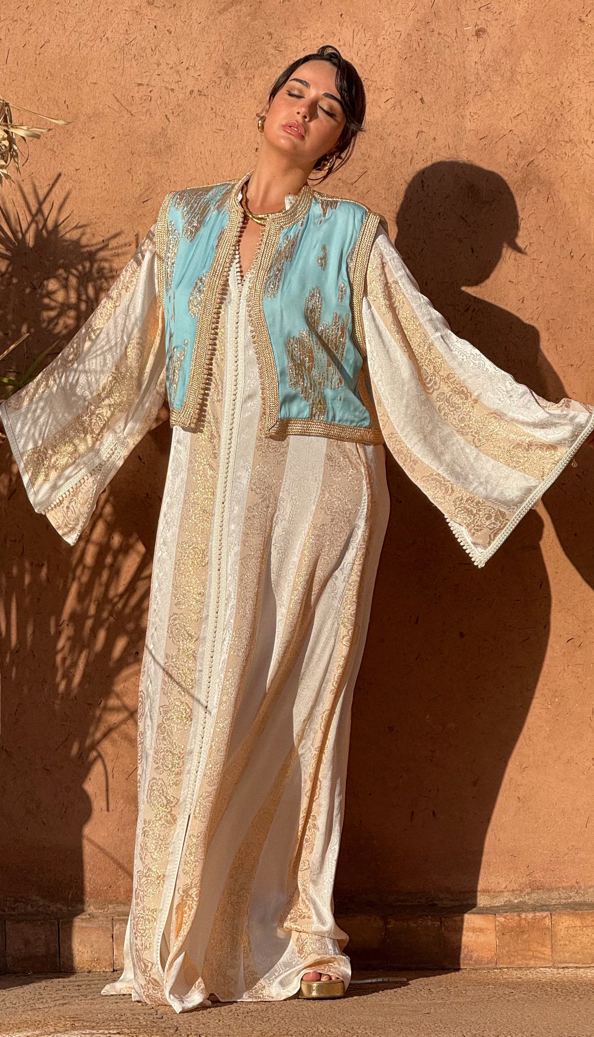 HUDA 2-PIECE KAFTAN