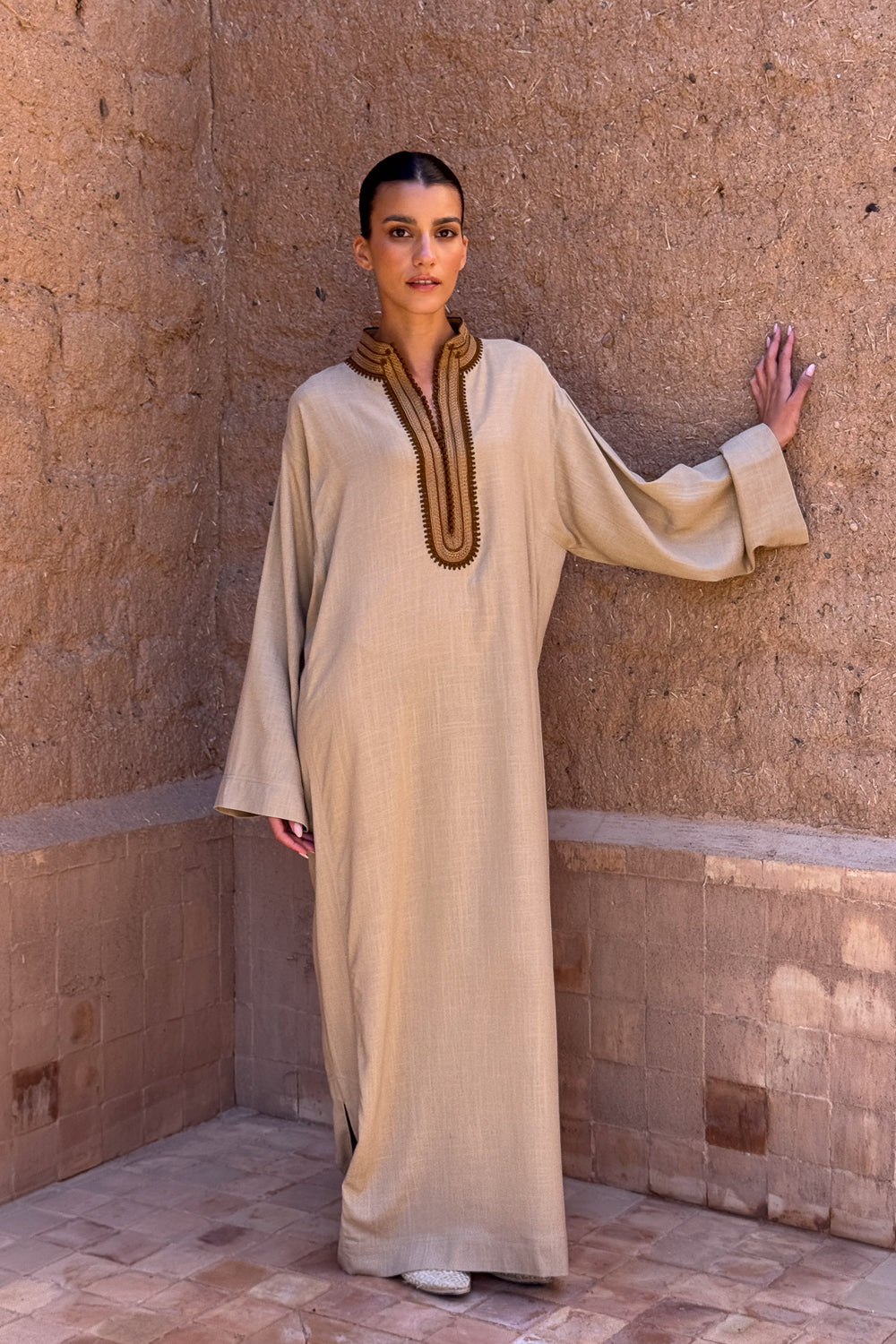 HASSIBA LINEN KAFTAN