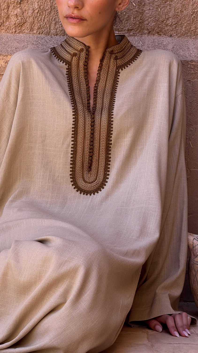 HASSIBA LINEN KAFTAN