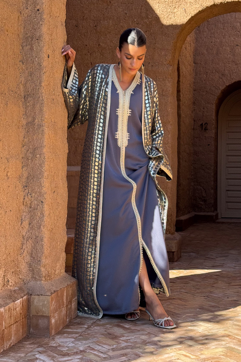 BUSRA & BUSHRA KAFTANS TWO-PIECE SET