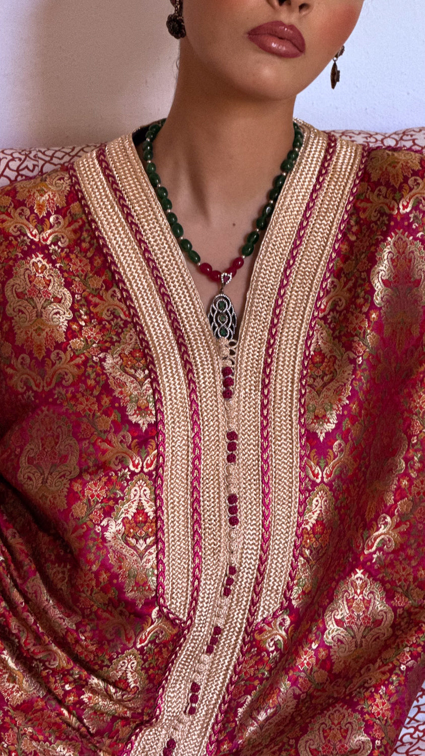 BARIKA SILK BROCADE KAFTAN