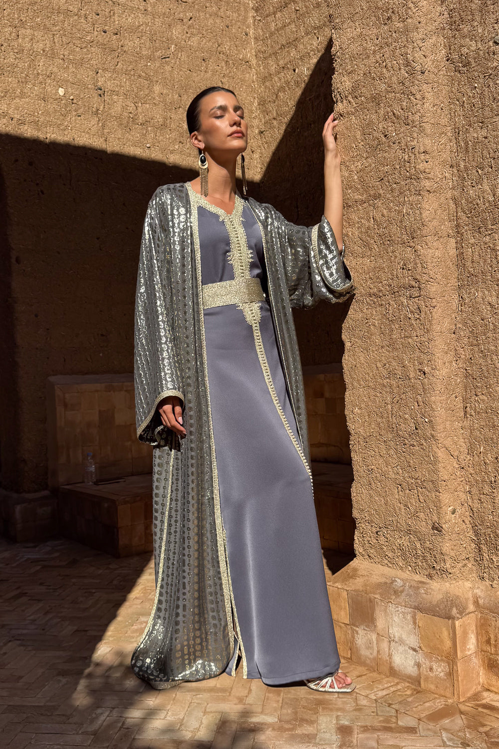 BUSRA & BUSHRA KAFTANS TWO-PIECE SET