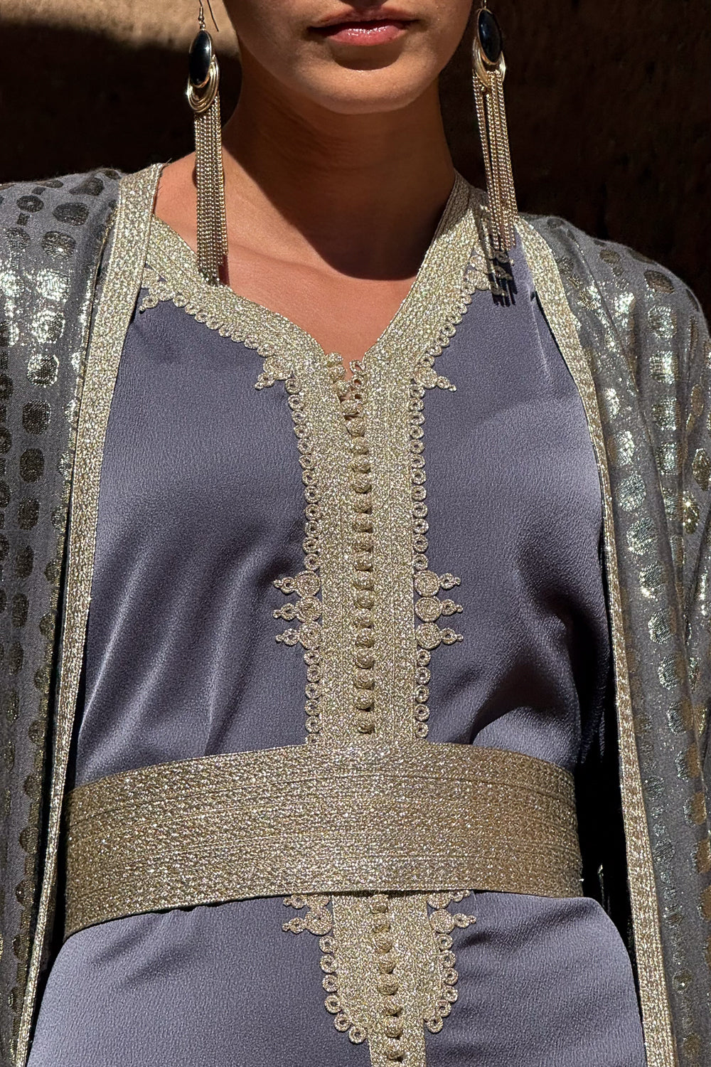 BUSRA & BUSHRA KAFTANS TWO-PIECE SET