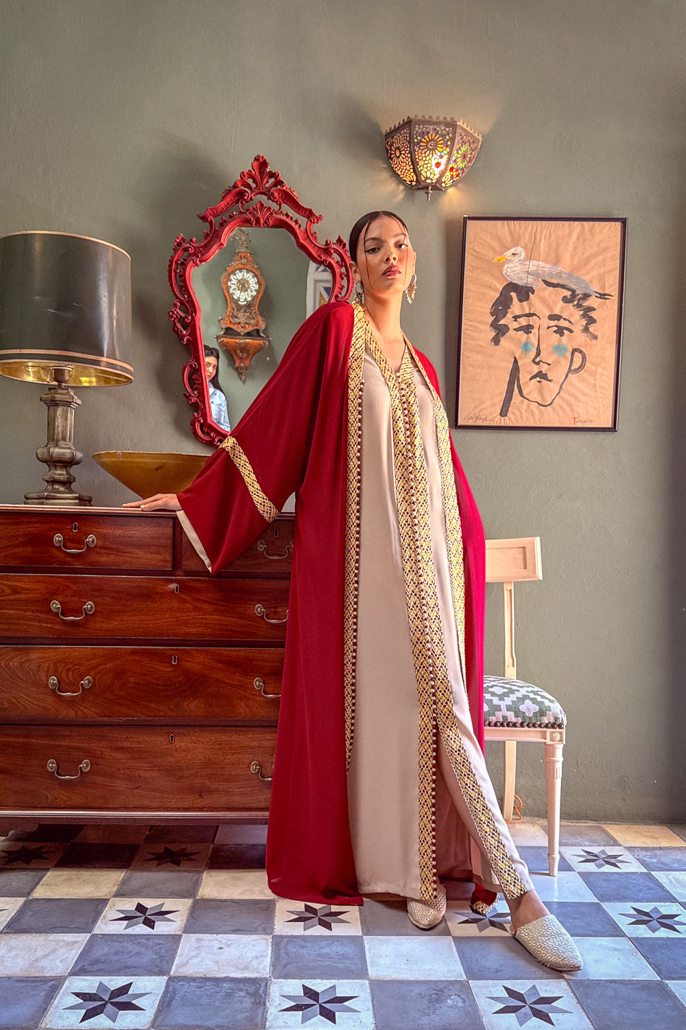 CHEMSA TWO-PIECE KAFTAN