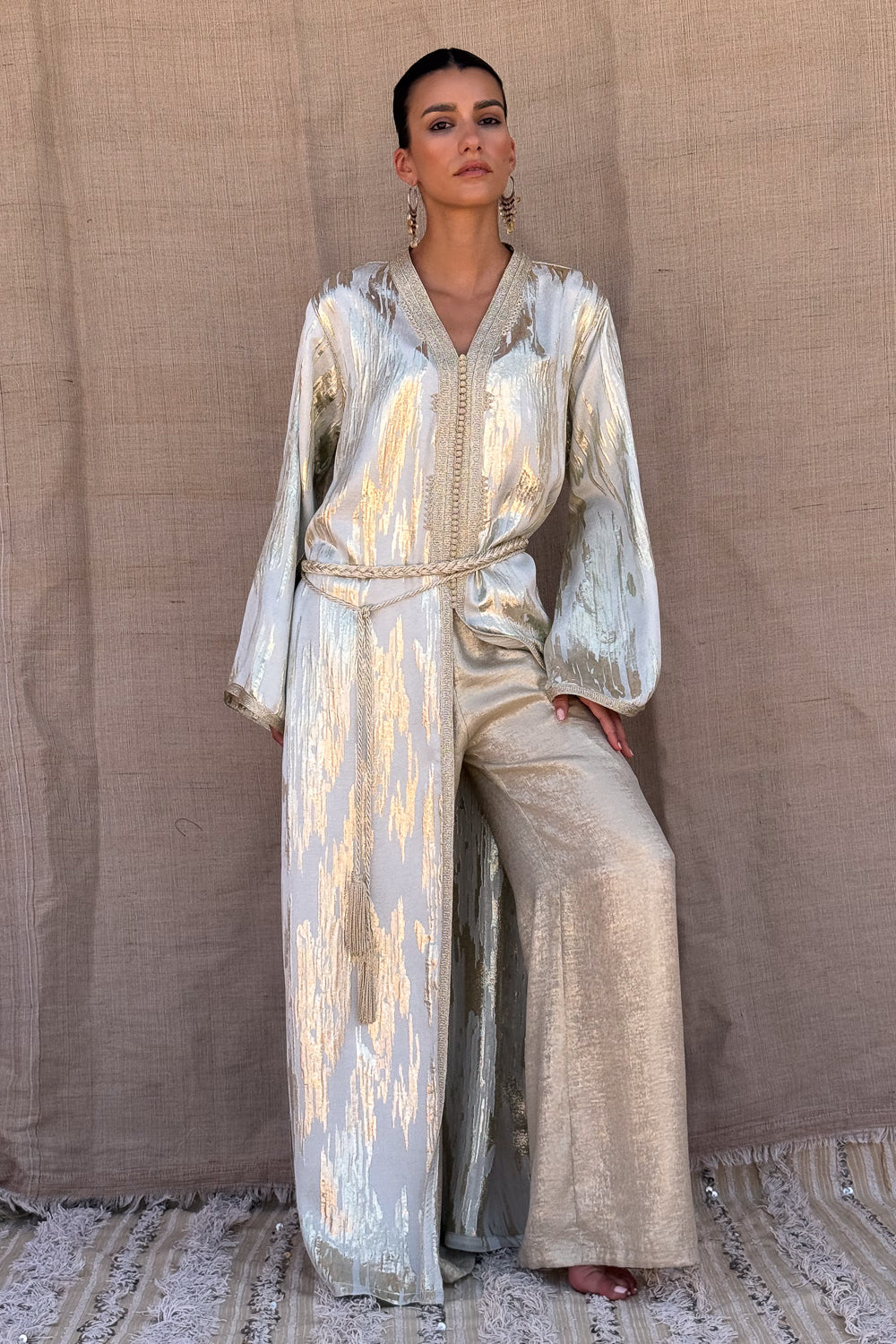 JUWAYRIYA TWO-PIECE KAFTAN
