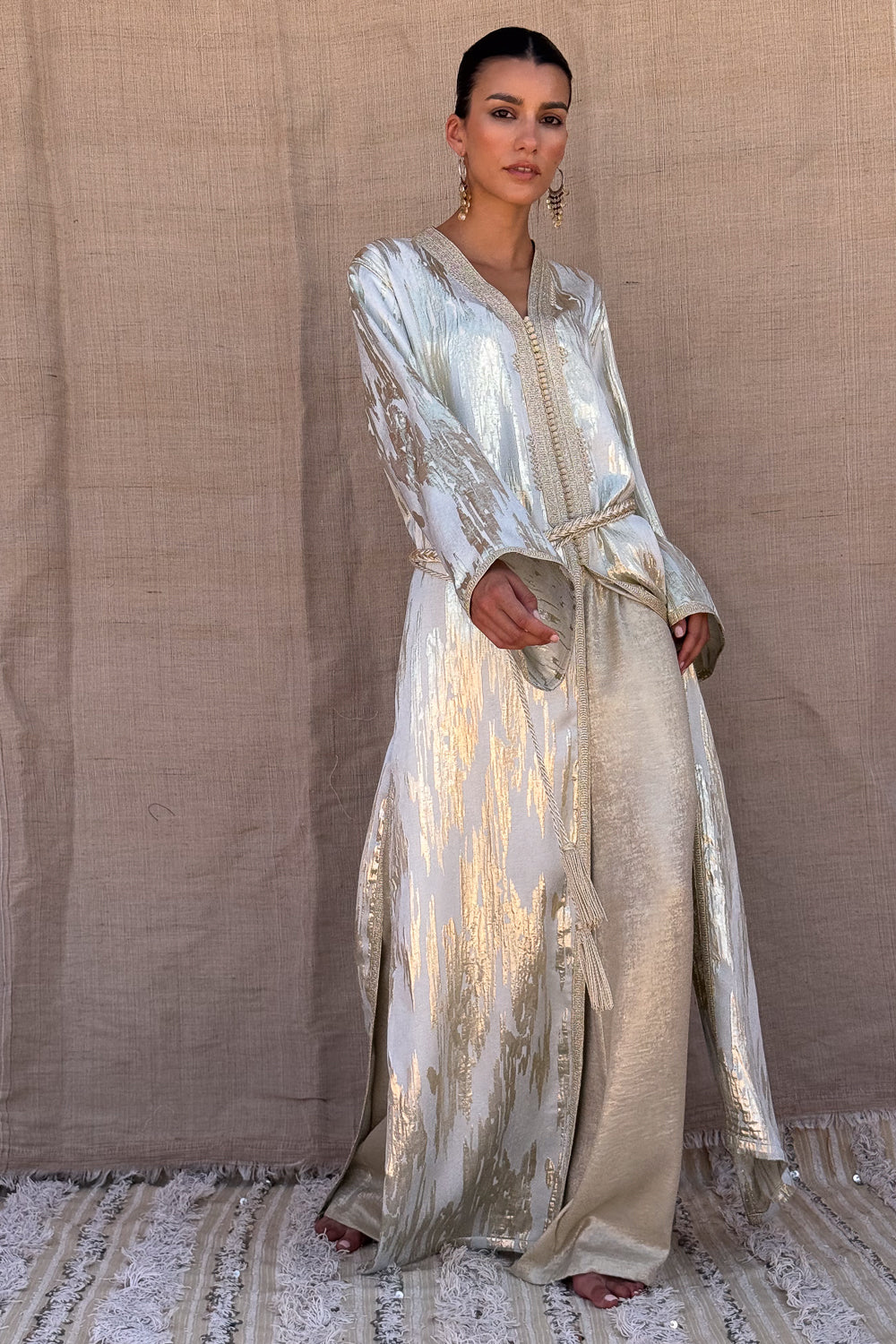 JUWAYRIYA TWO-PIECE KAFTAN
