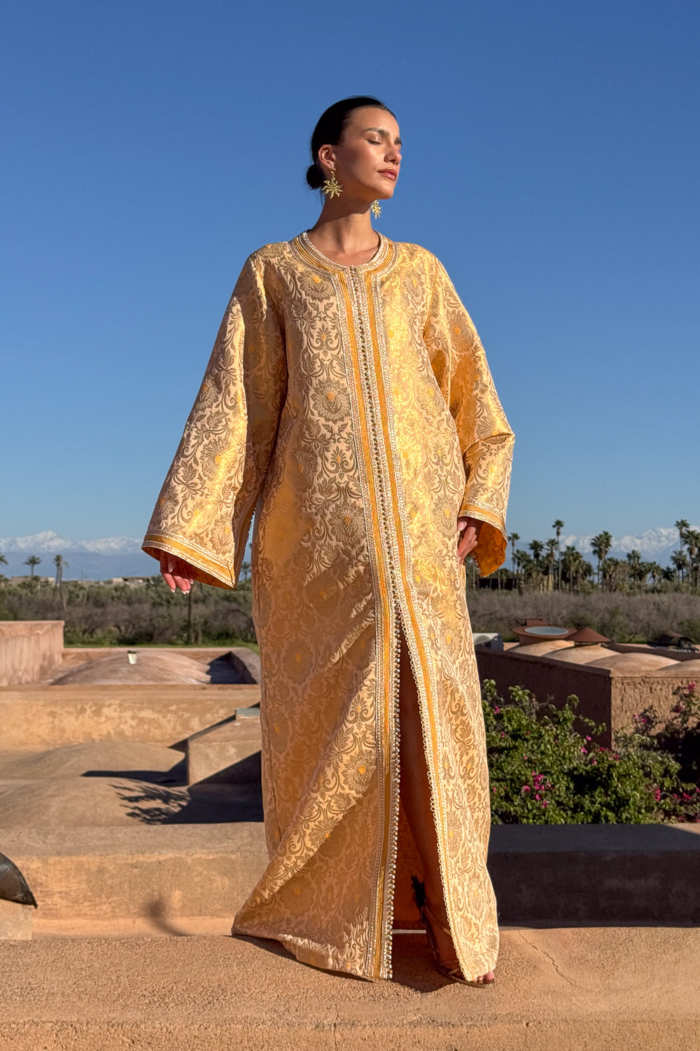 CHEHAB SILK BROCADE KAFTAN