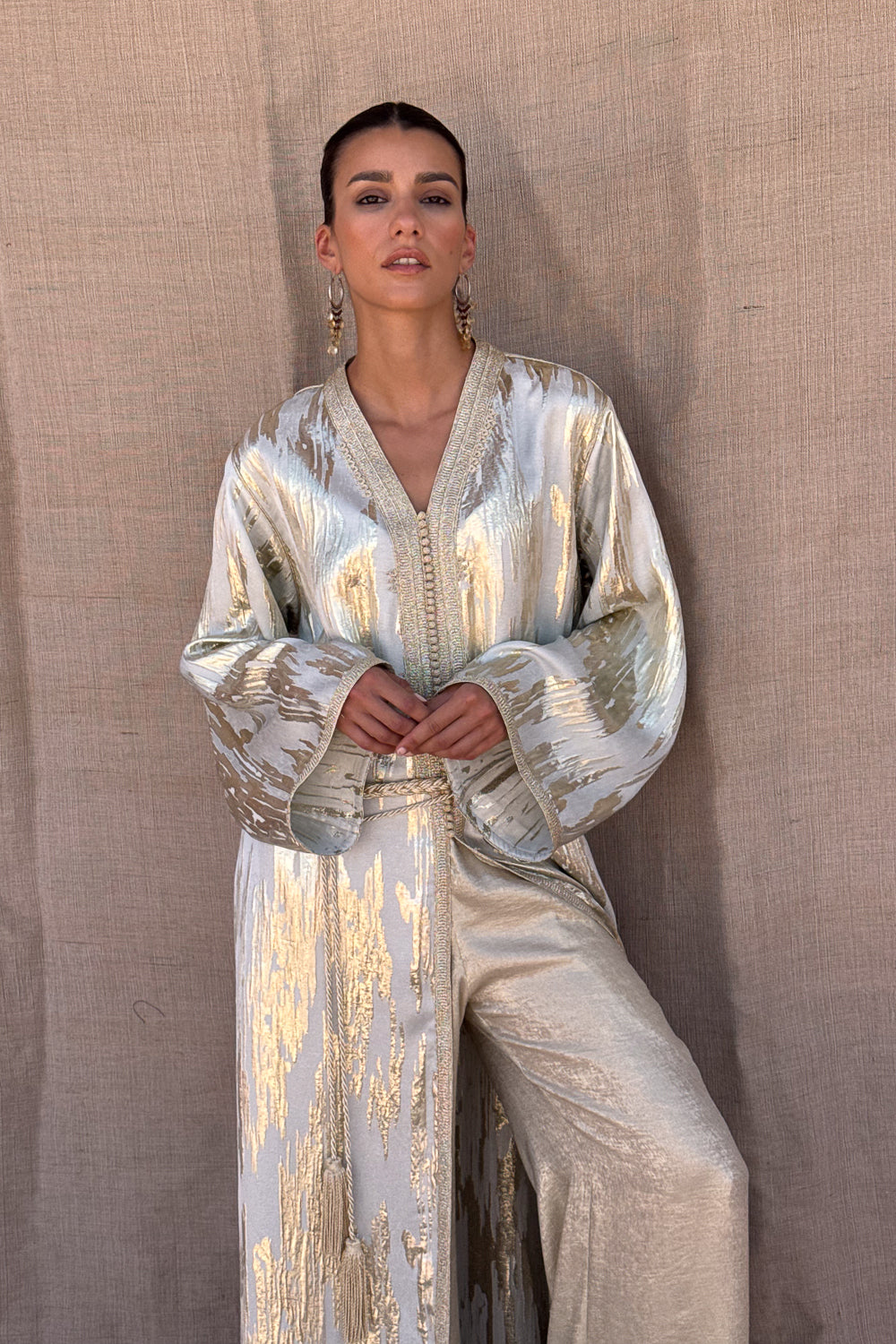 JUWAYRIYA TWO-PIECE KAFTAN