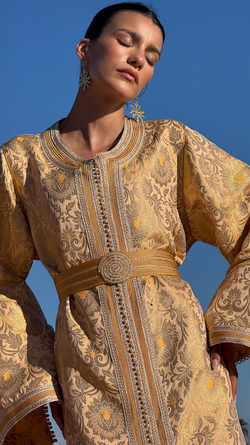 CHEHAB SILK BROCADE KAFTAN