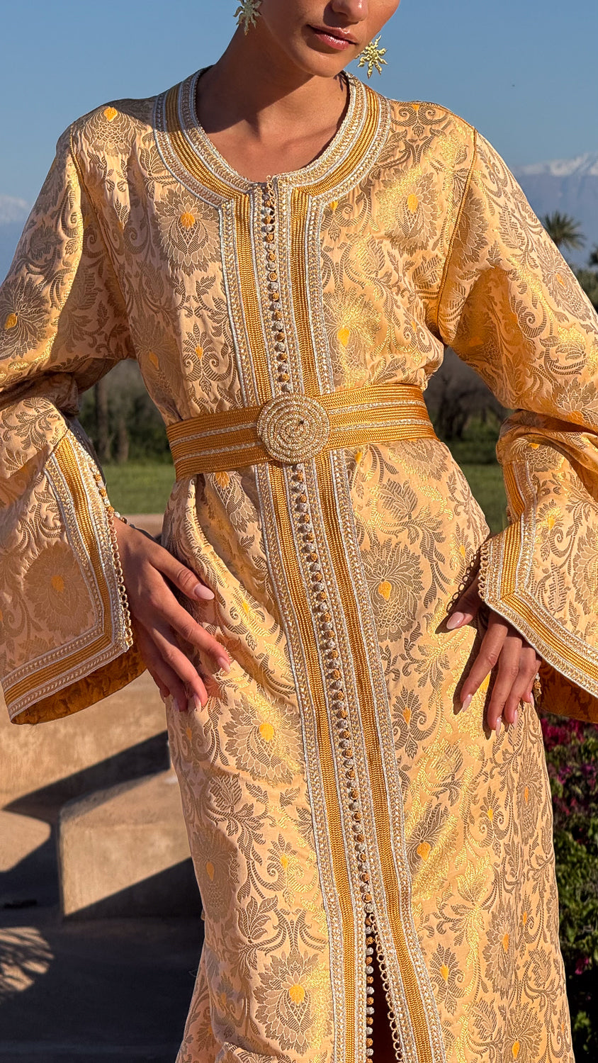 CHEHAB SILK BROCADE KAFTAN