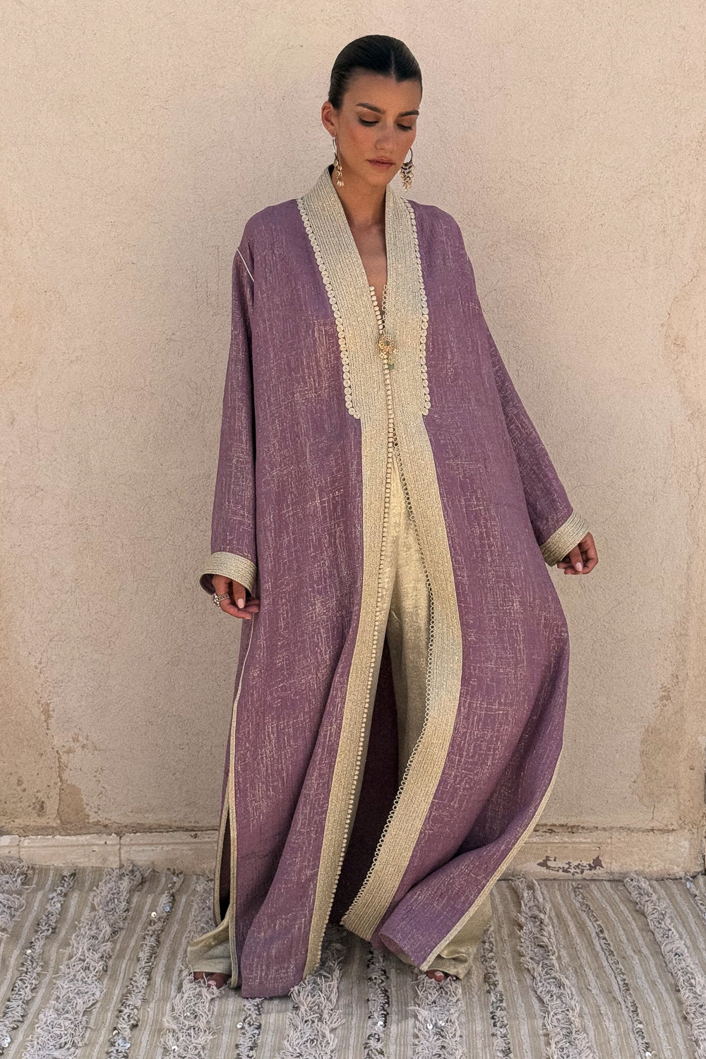 AICHA TWO-PIECE KAFTAN SET