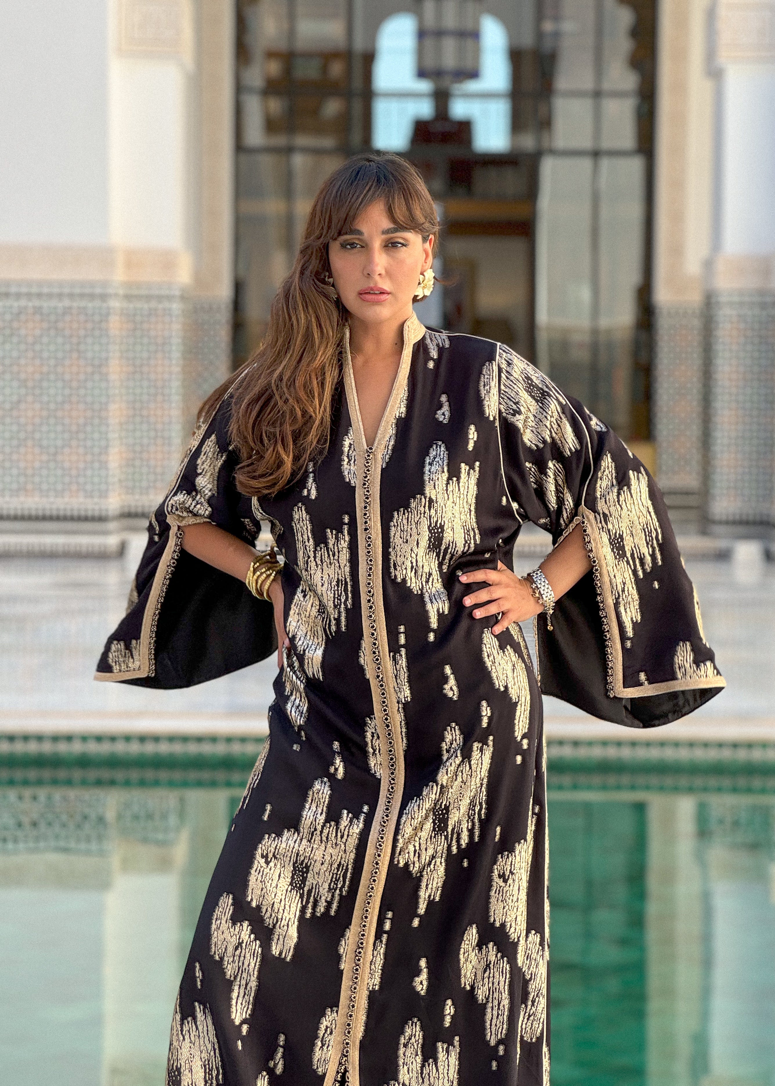 HOUSNIA SILK KAFTAN