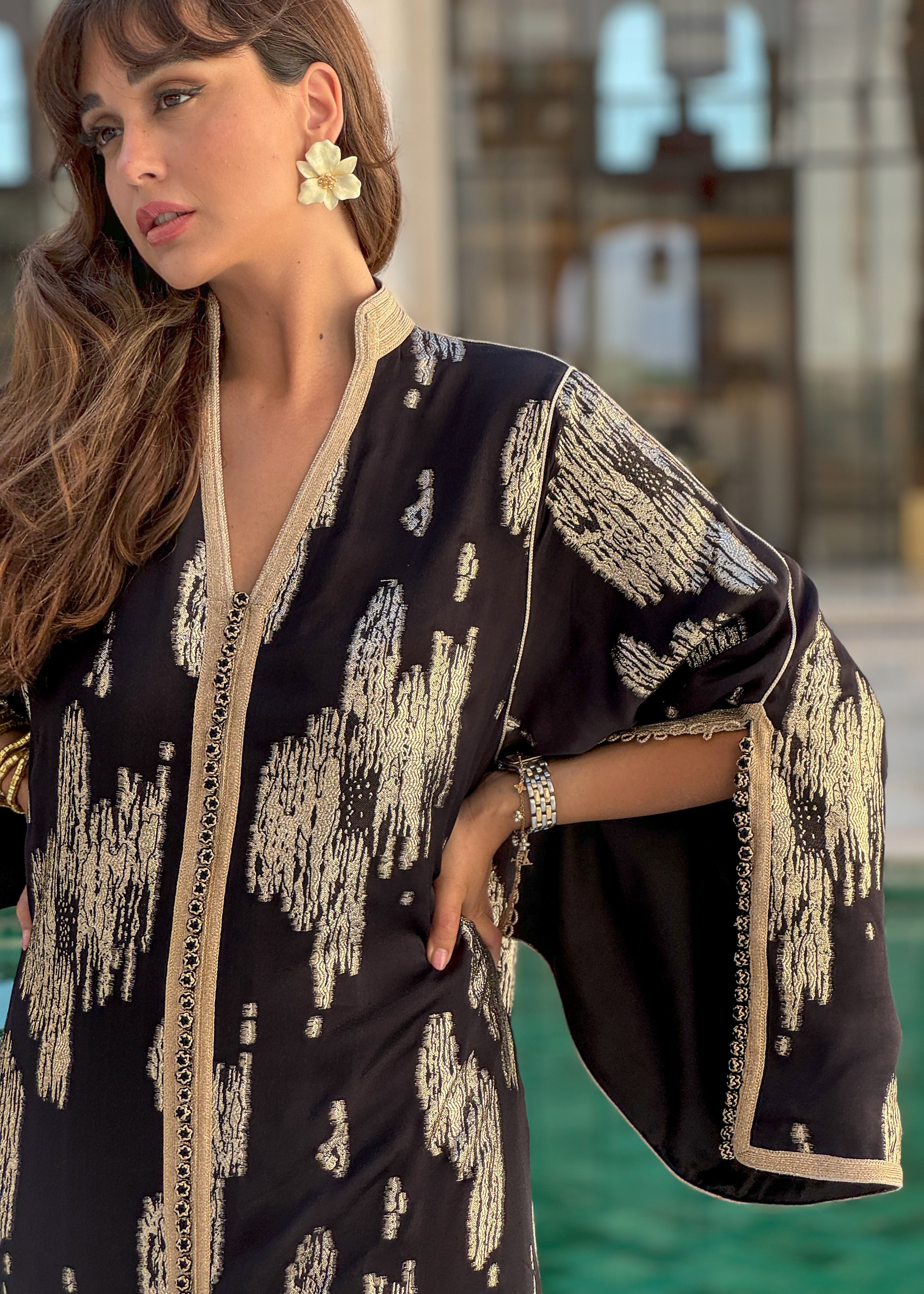 HOUSNIA SILK KAFTAN