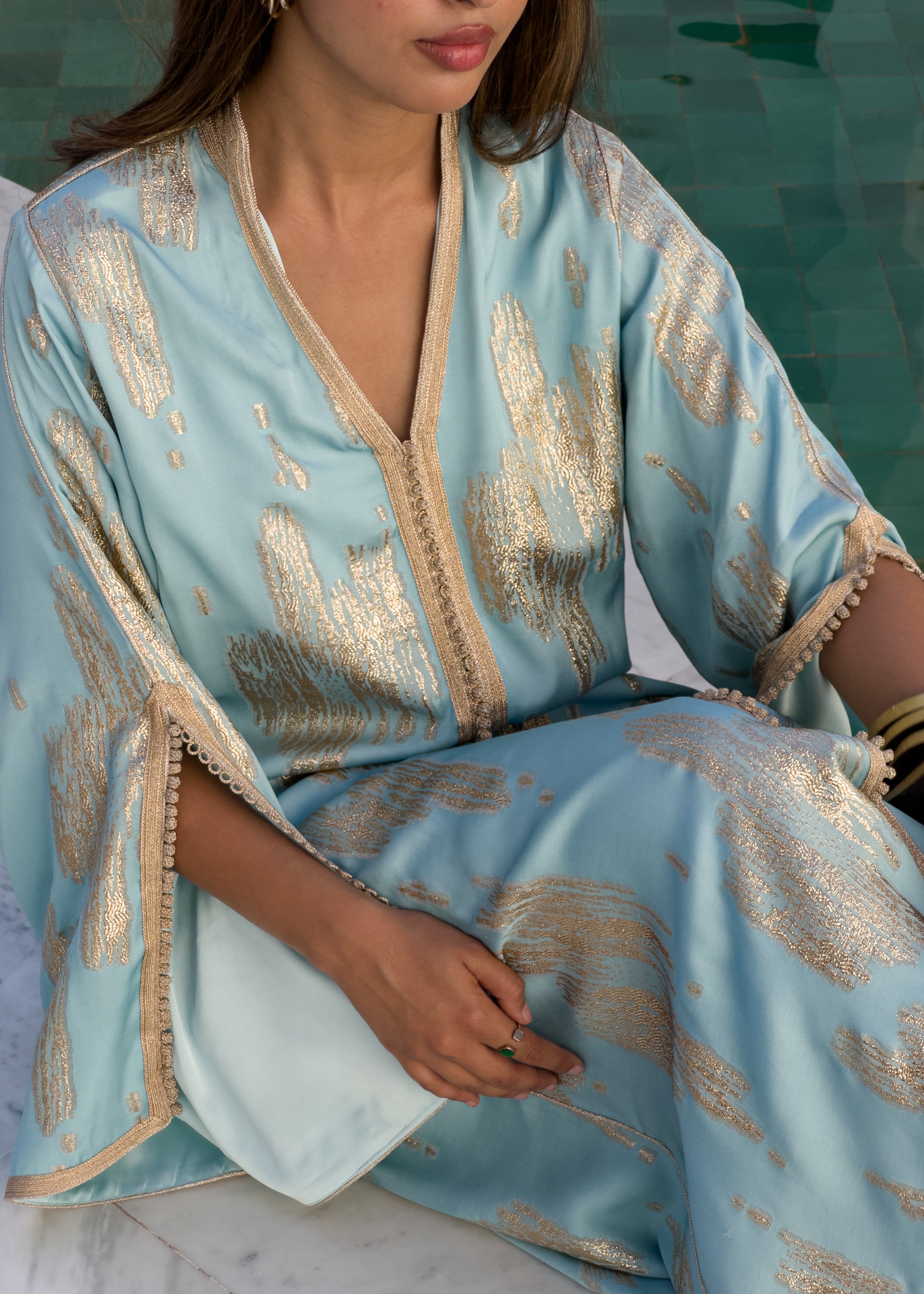 HOUSNIA SILK KAFTAN