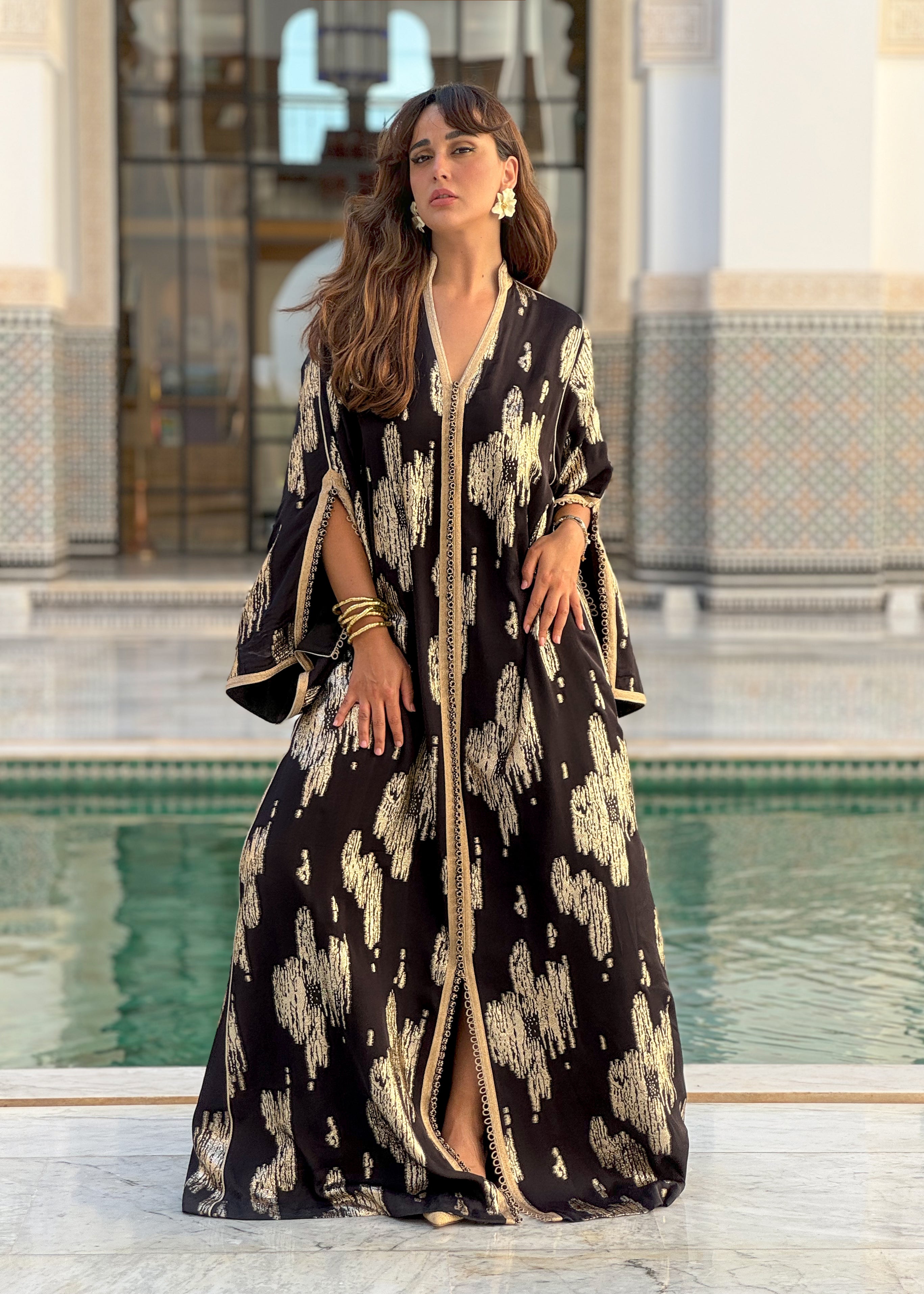 HOUSNIA SILK KAFTAN